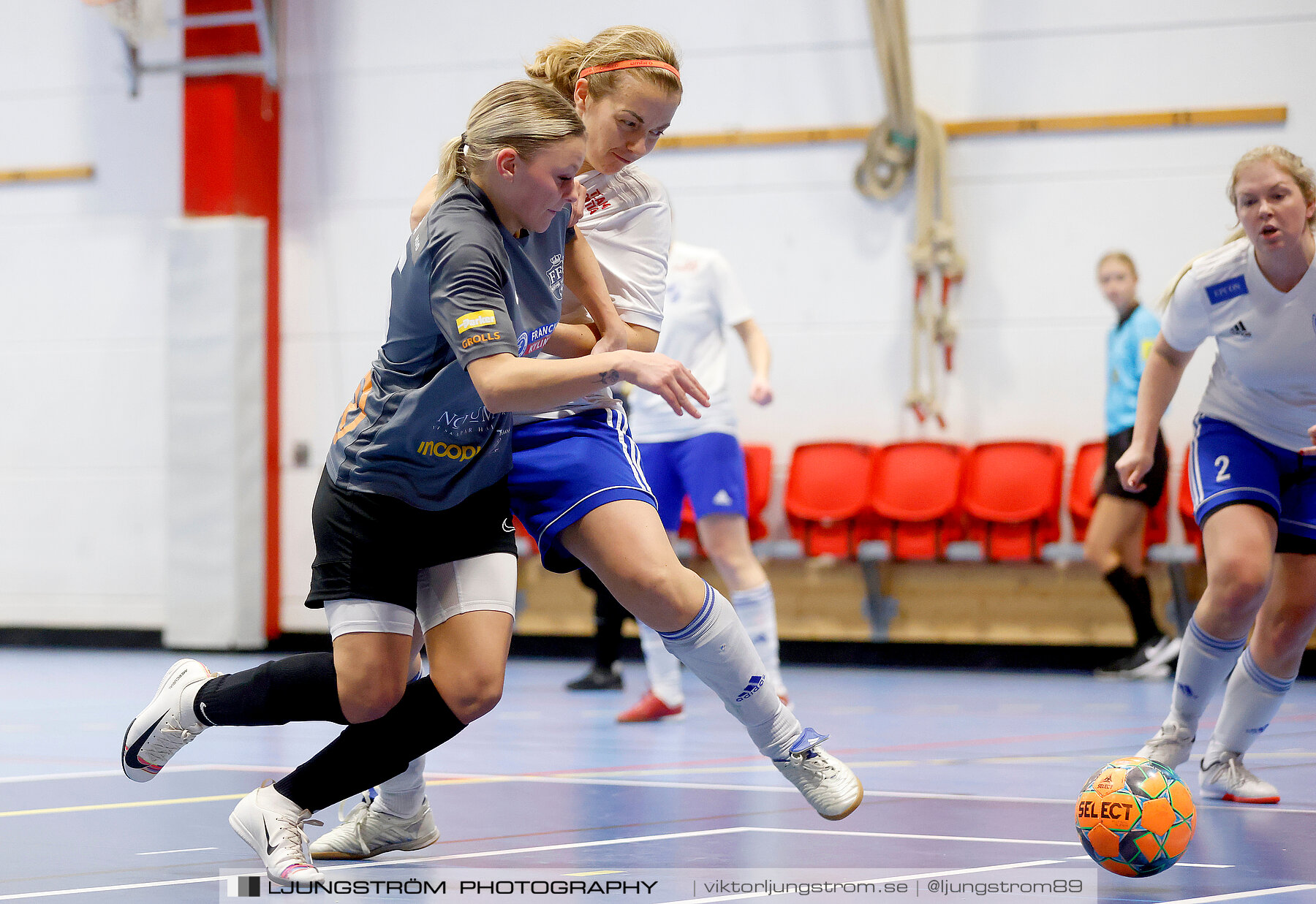 Dina-cupen 2023 1/4-final Falköpings FC-IFK Hjo 3-0,dam,Idrottshallen,Töreboda,Sverige,Futsal,,2023,300777