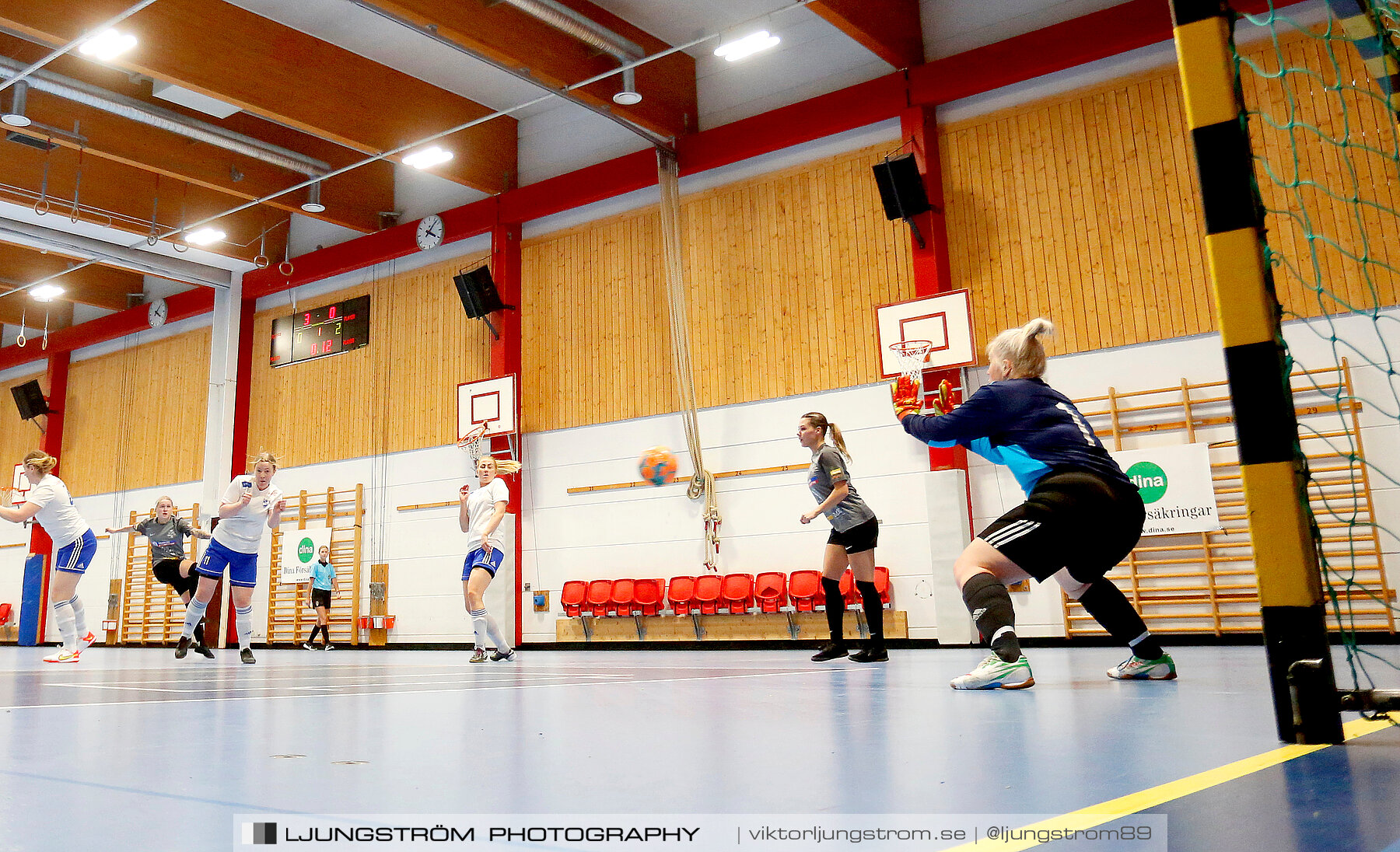 Dina-cupen 2023 1/4-final Falköpings FC-IFK Hjo 3-0,dam,Idrottshallen,Töreboda,Sverige,Futsal,,2023,300802