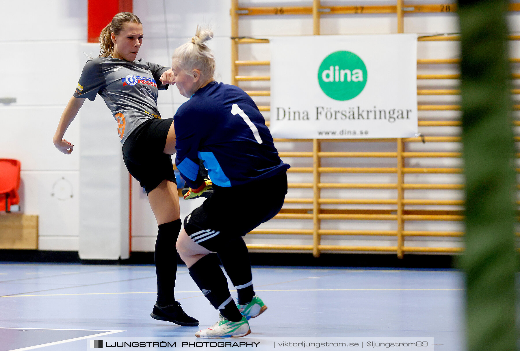 Dina-cupen 2023 1/4-final Falköpings FC-IFK Hjo 3-0,dam,Idrottshallen,Töreboda,Sverige,Futsal,,2023,300806