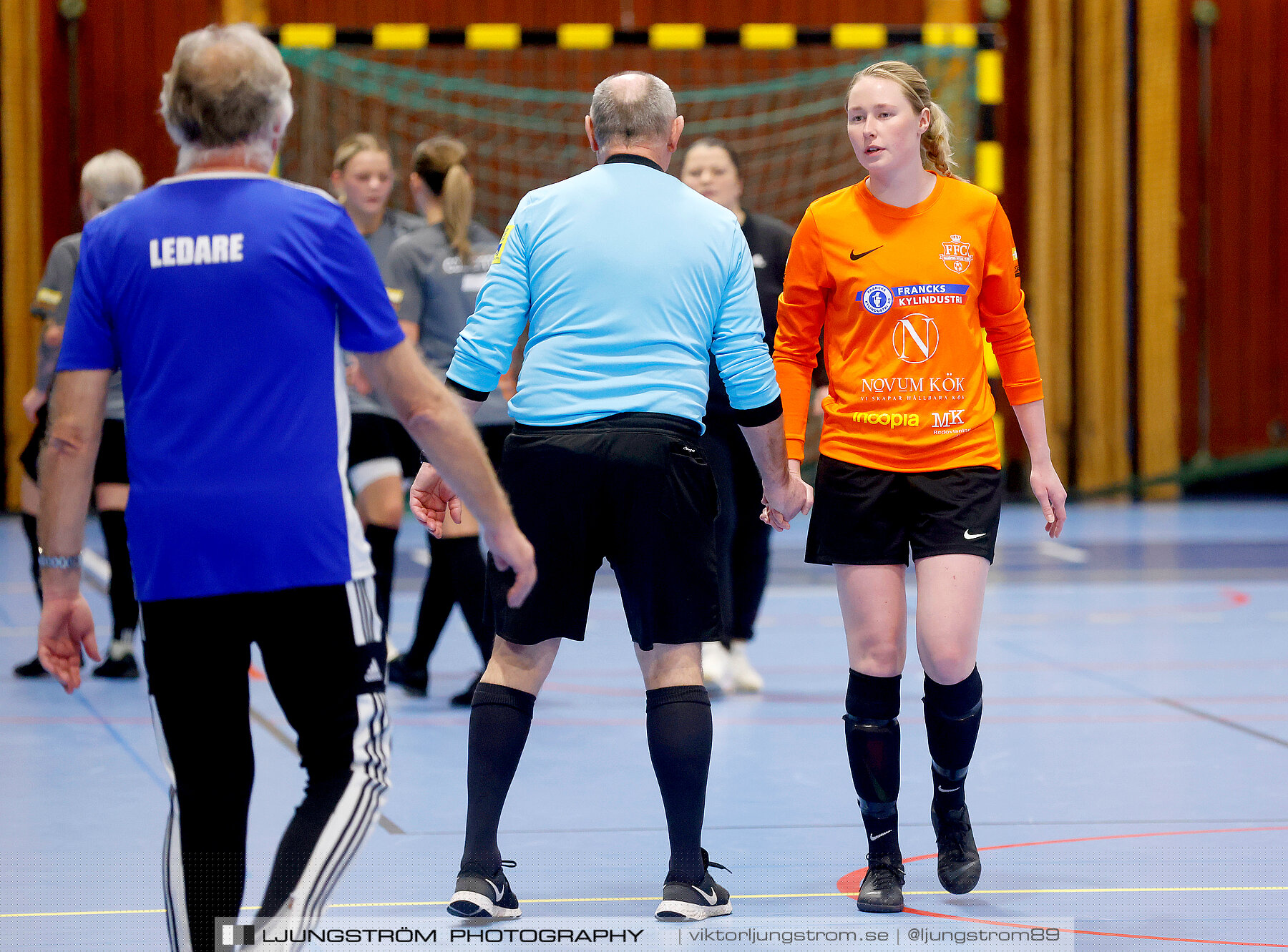 Dina-cupen 2023 1/4-final Falköpings FC-IFK Hjo 3-0,dam,Idrottshallen,Töreboda,Sverige,Futsal,,2023,300812
