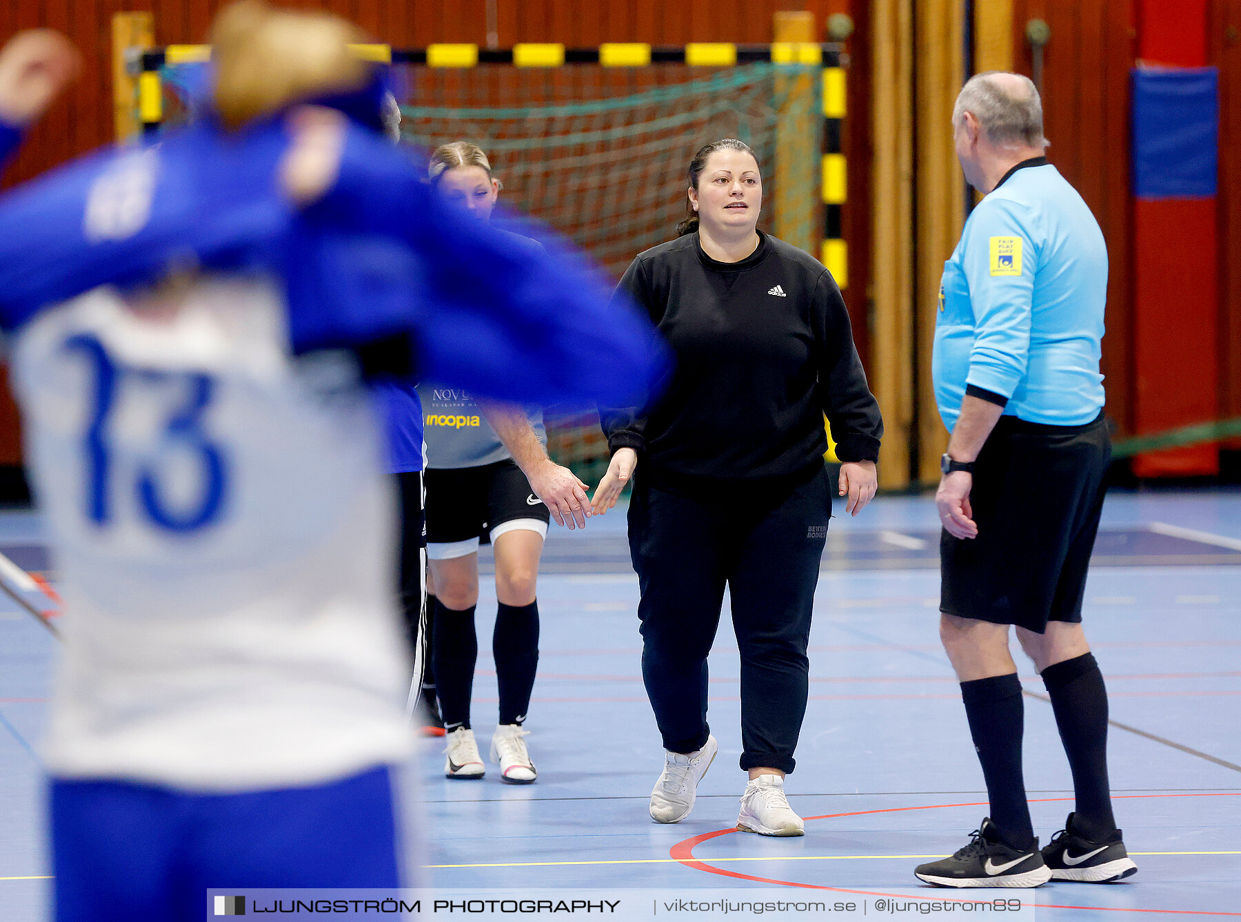 Dina-cupen 2023 1/4-final Falköpings FC-IFK Hjo 3-0,dam,Idrottshallen,Töreboda,Sverige,Futsal,,2023,300813