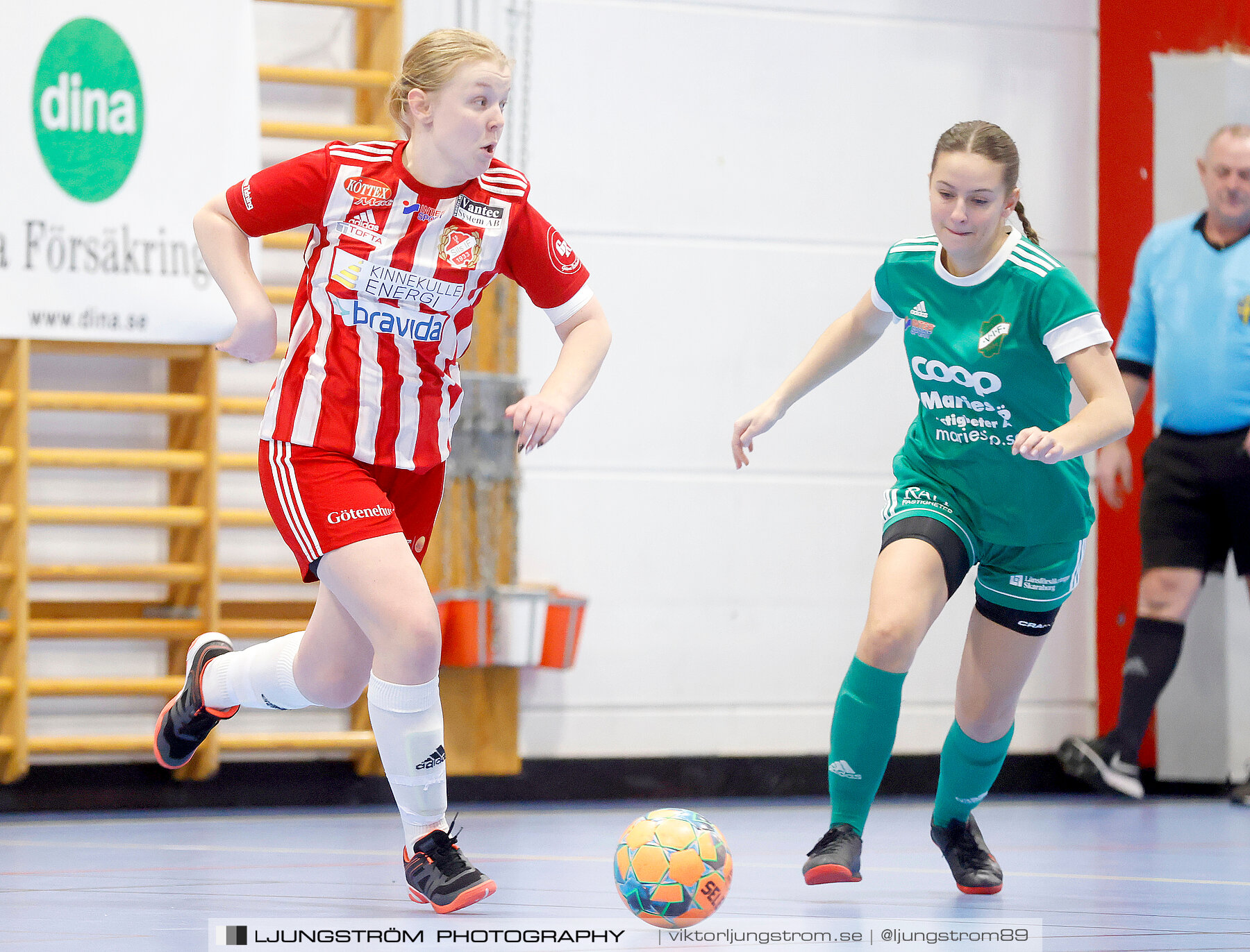 Dina-cupen 2023 1/2-final Sils IF-Våmbs IF 0-1,dam,Idrottshallen,Töreboda,Sverige,Futsal,,2023,300909