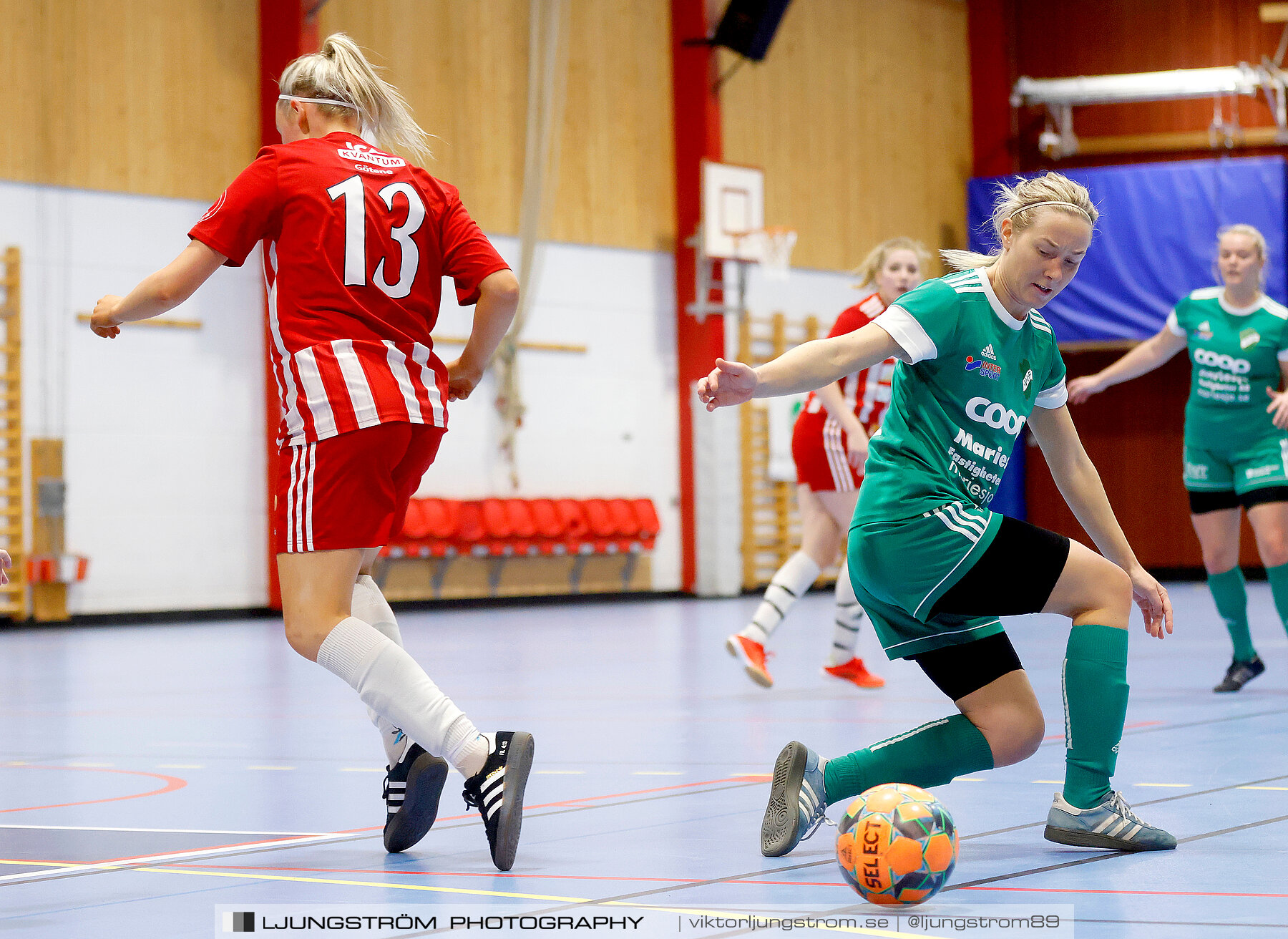 Dina-cupen 2023 1/2-final Sils IF-Våmbs IF 0-1,dam,Idrottshallen,Töreboda,Sverige,Futsal,,2023,300952