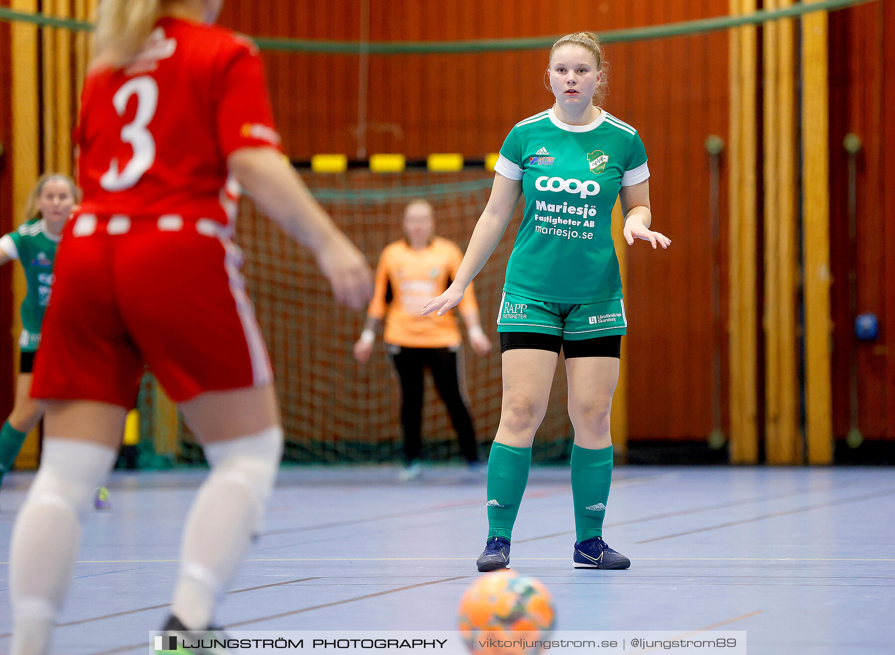 Dina-cupen 2023 1/2-final Sils IF-Våmbs IF 0-1,dam,Idrottshallen,Töreboda,Sverige,Futsal,,2023,300967