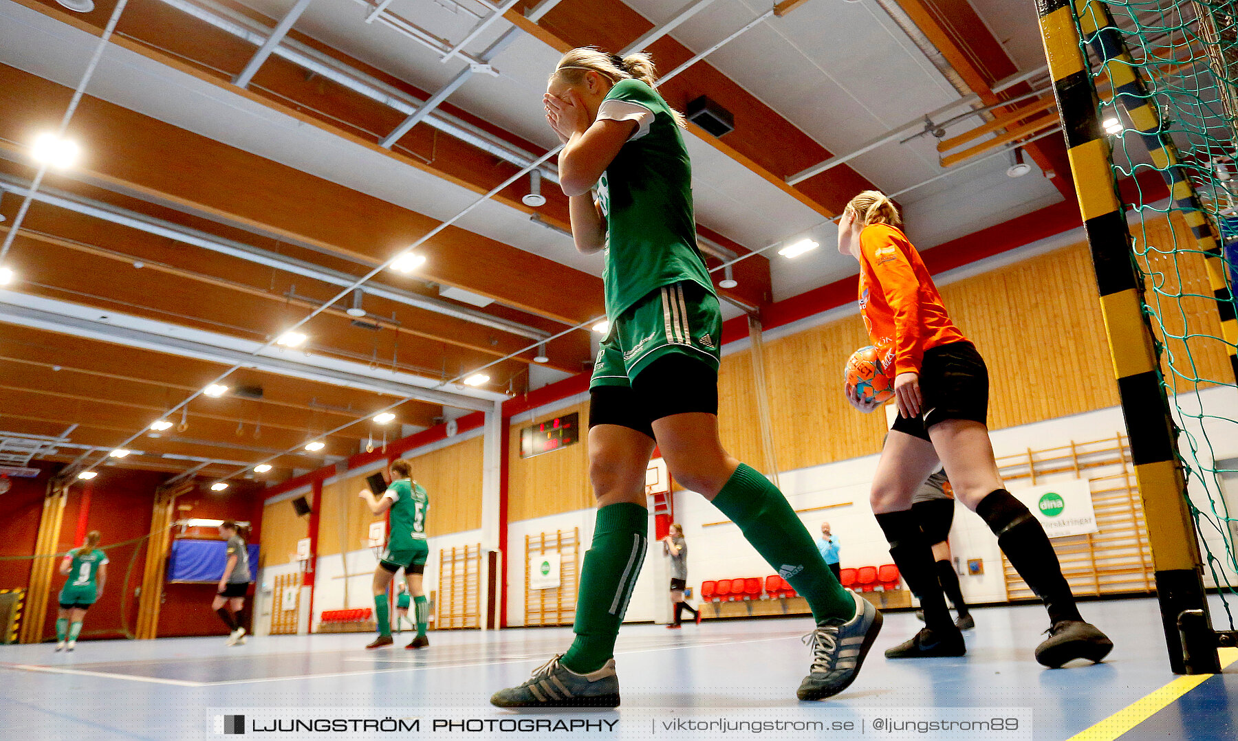 Dina-cupen 2023 FINAL Våmbs IF-Falköpings FC 1-2,dam,Idrottshallen,Töreboda,Sverige,Futsal,,2023,301012