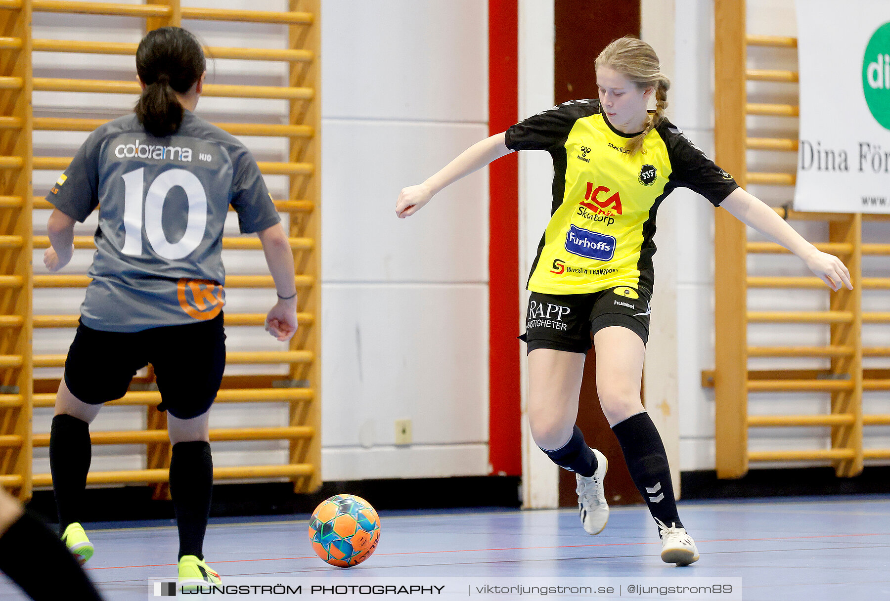 Dina-cupen 2023 1/2-final Falköpings FC-Skultorps IF 3-2,dam,Idrottshallen,Töreboda,Sverige,Futsal,,2023,301025