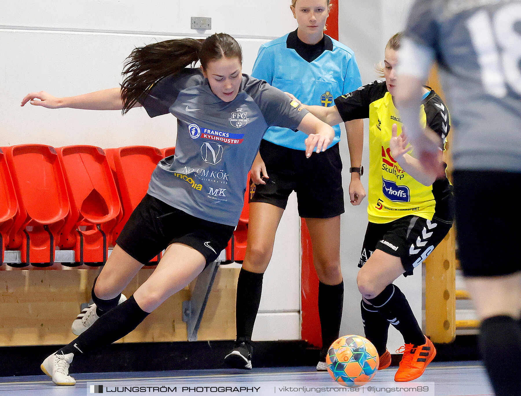 Dina-cupen 2023 1/2-final Falköpings FC-Skultorps IF 3-2,dam,Idrottshallen,Töreboda,Sverige,Futsal,,2023,301035