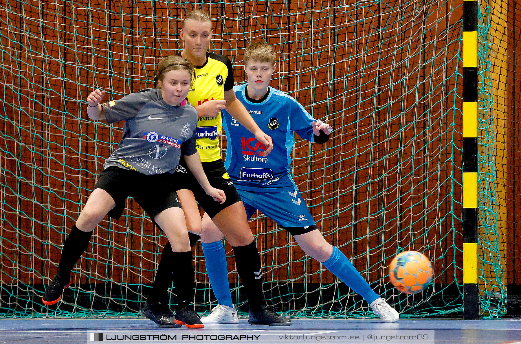 Dina-cupen 2023 1/2-final Falköpings FC-Skultorps IF 3-2,dam,Idrottshallen,Töreboda,Sverige,Futsal,,2023,301077