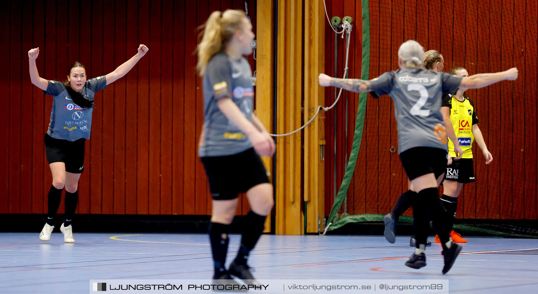 Dina-cupen 2023 1/2-final Falköpings FC-Skultorps IF 3-2,dam,Idrottshallen,Töreboda,Sverige,Futsal,,2023,301089