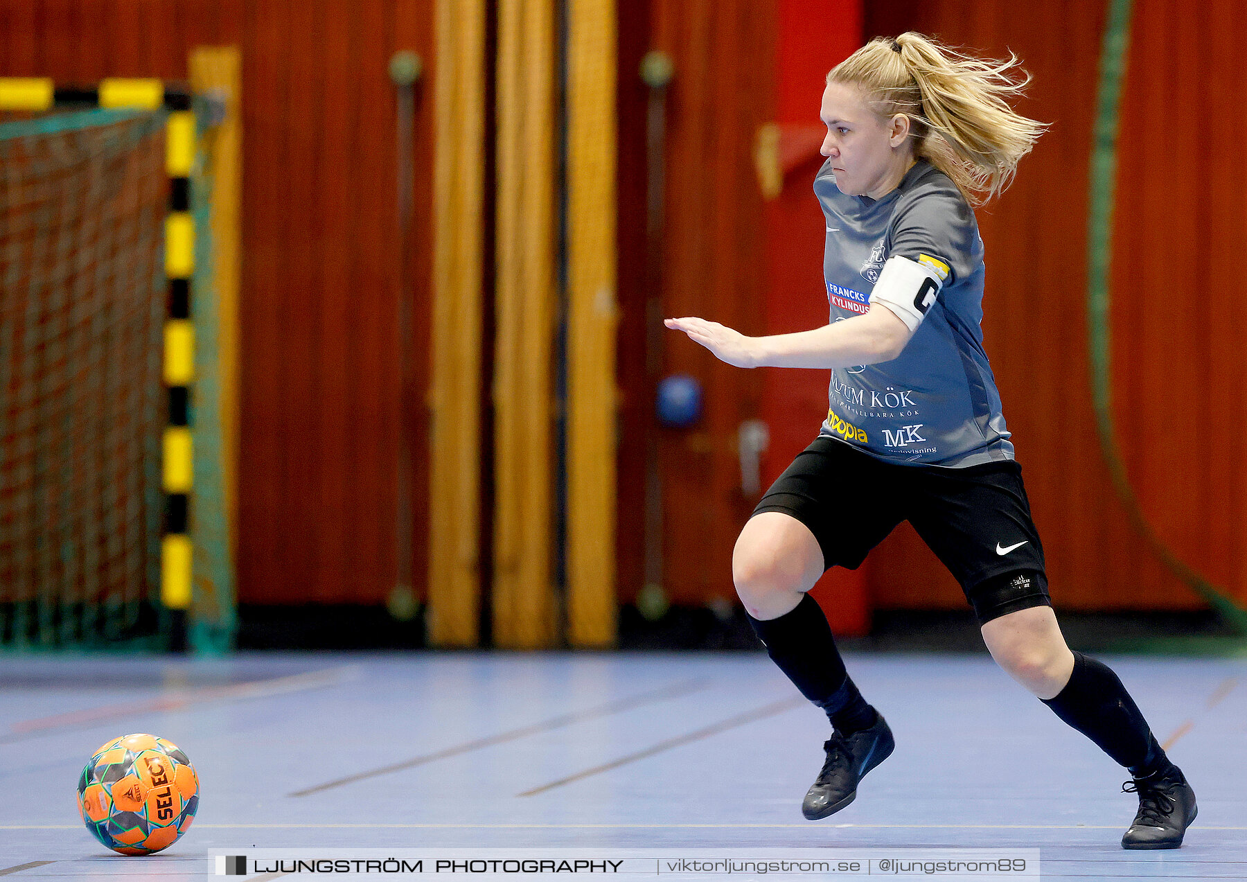 Dina-cupen 2023 FINAL Våmbs IF-Falköpings FC 1-2,dam,Idrottshallen,Töreboda,Sverige,Futsal,,2023,301129