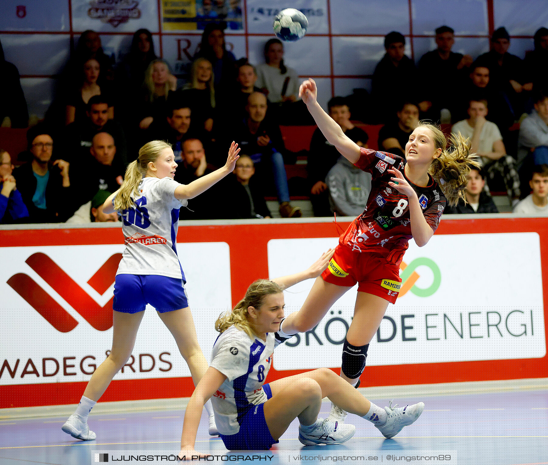 USM F18 Steg 3 Skövde HF-IK Baltichov 17-20,dam,Skövde Idrottshall,Skövde,Sverige,Ungdoms-SM,Handboll,2023,301132