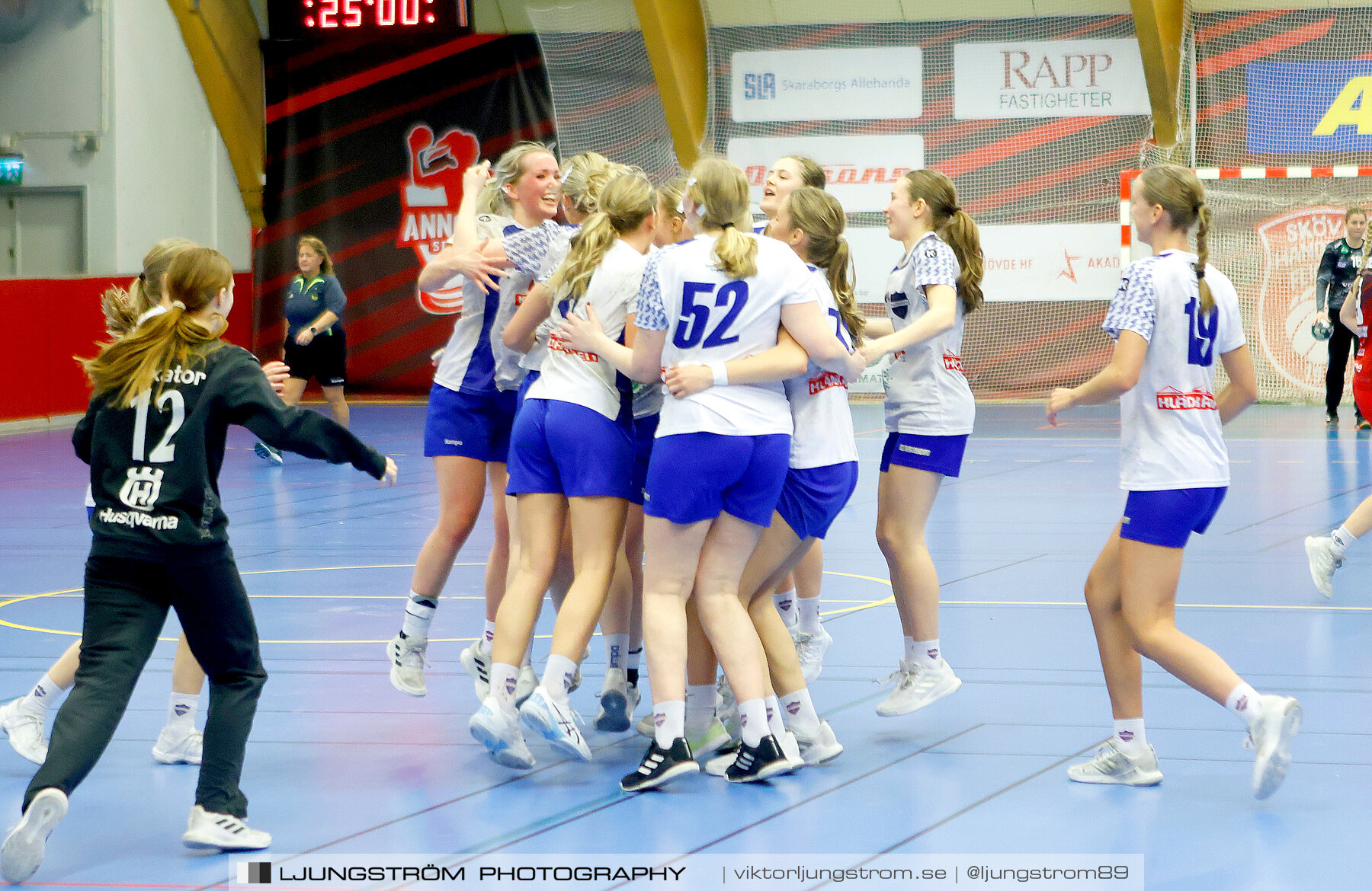 USM F18 Steg 3 Skövde HF-IK Baltichov 17-20,dam,Skövde Idrottshall,Skövde,Sverige,Ungdoms-SM,Handboll,2023,301147