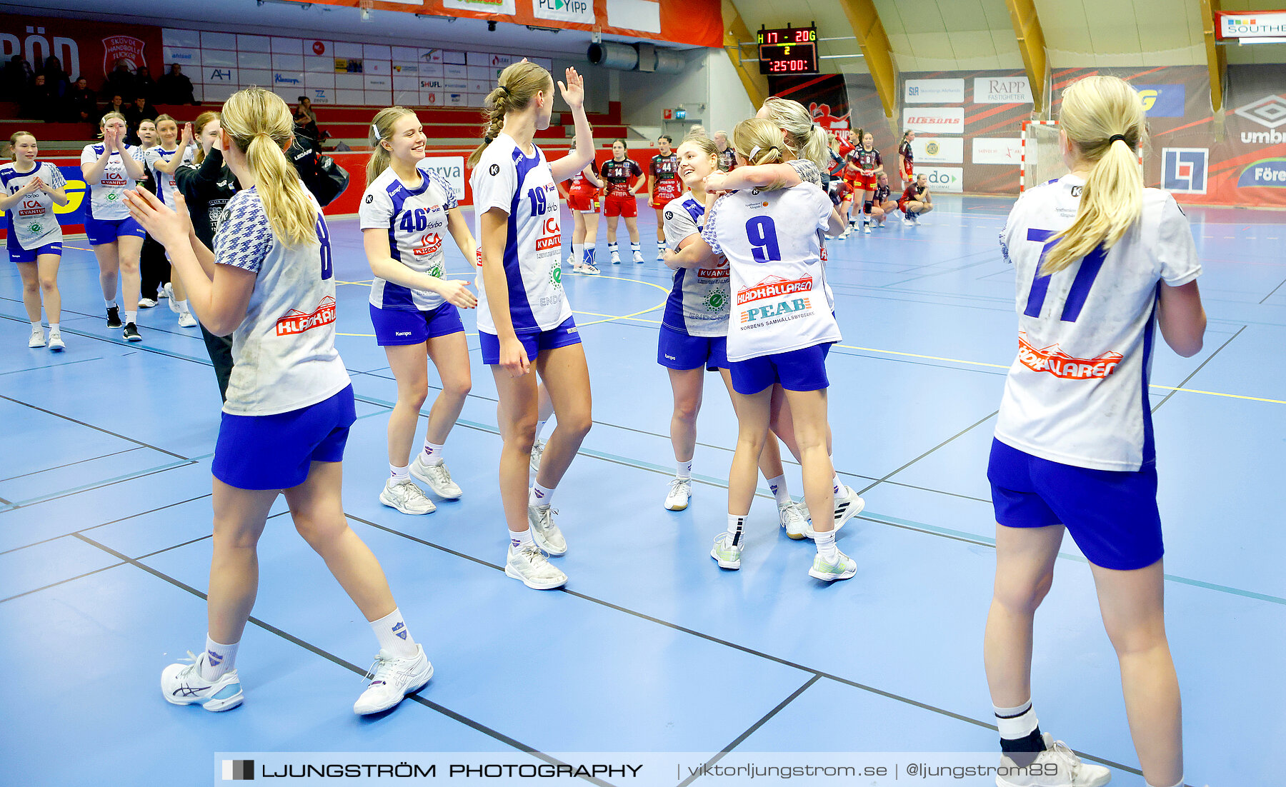 USM F18 Steg 3 Skövde HF-IK Baltichov 17-20,dam,Skövde Idrottshall,Skövde,Sverige,Ungdoms-SM,Handboll,2023,301156