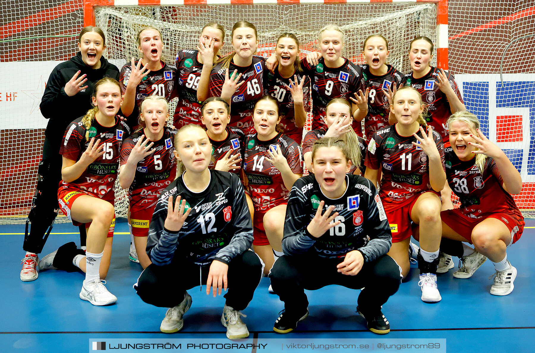 USM F18 Steg 3 Skövde HF-IK Baltichov 17-20,dam,Skövde Idrottshall,Skövde,Sverige,Ungdoms-SM,Handboll,2023,301161