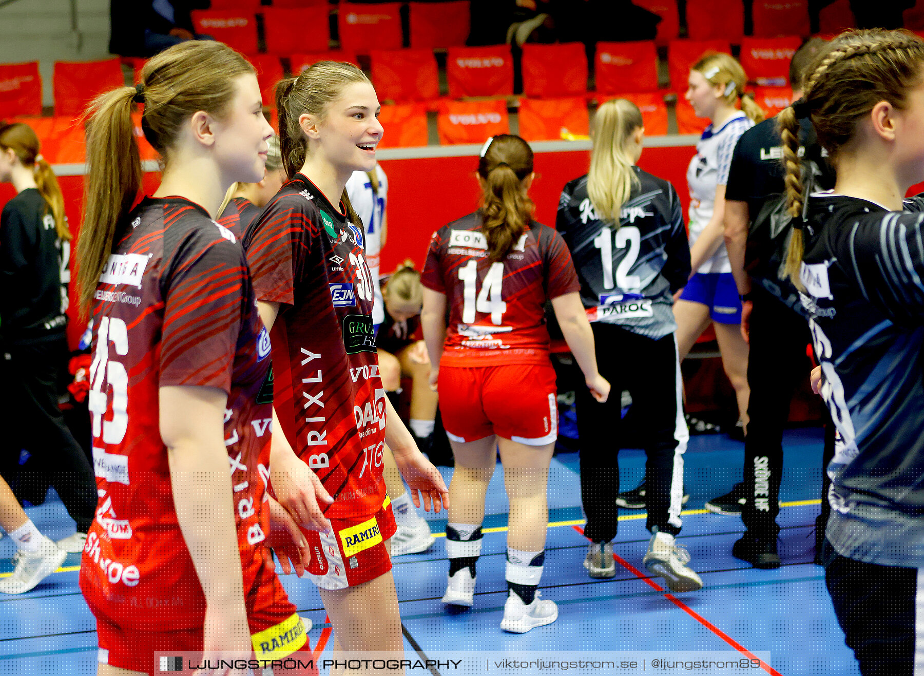 USM F18 Steg 3 Skövde HF-IK Baltichov 17-20,dam,Skövde Idrottshall,Skövde,Sverige,Ungdoms-SM,Handboll,2023,301165