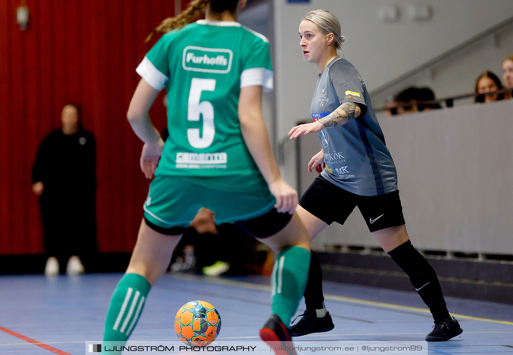 Dina-cupen 2023 FINAL Våmbs IF-Falköpings FC 1-2,dam,Idrottshallen,Töreboda,Sverige,Futsal,,2023,301171