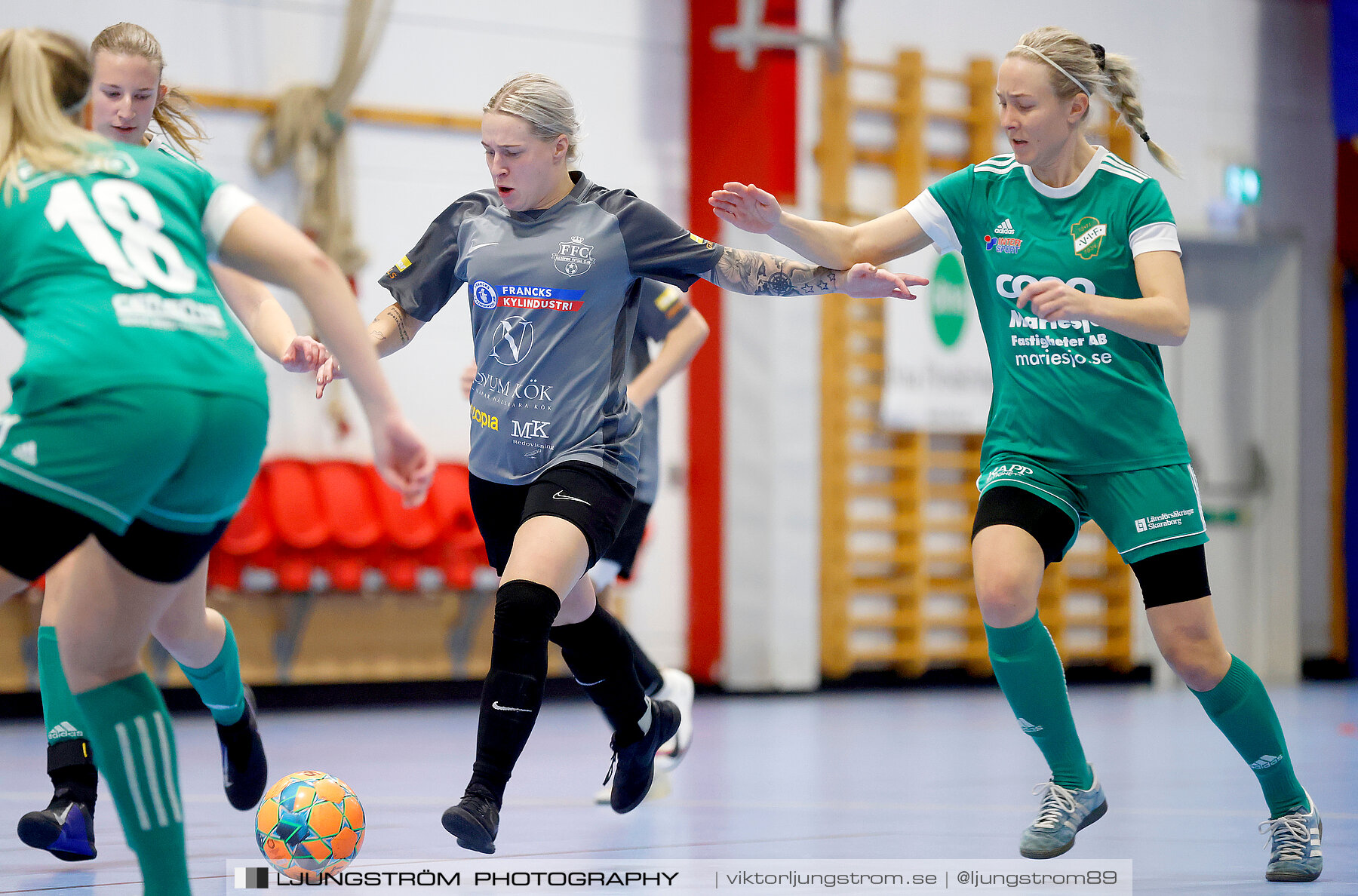 Dina-cupen 2023 FINAL Våmbs IF-Falköpings FC 1-2,dam,Idrottshallen,Töreboda,Sverige,Futsal,,2023,301173