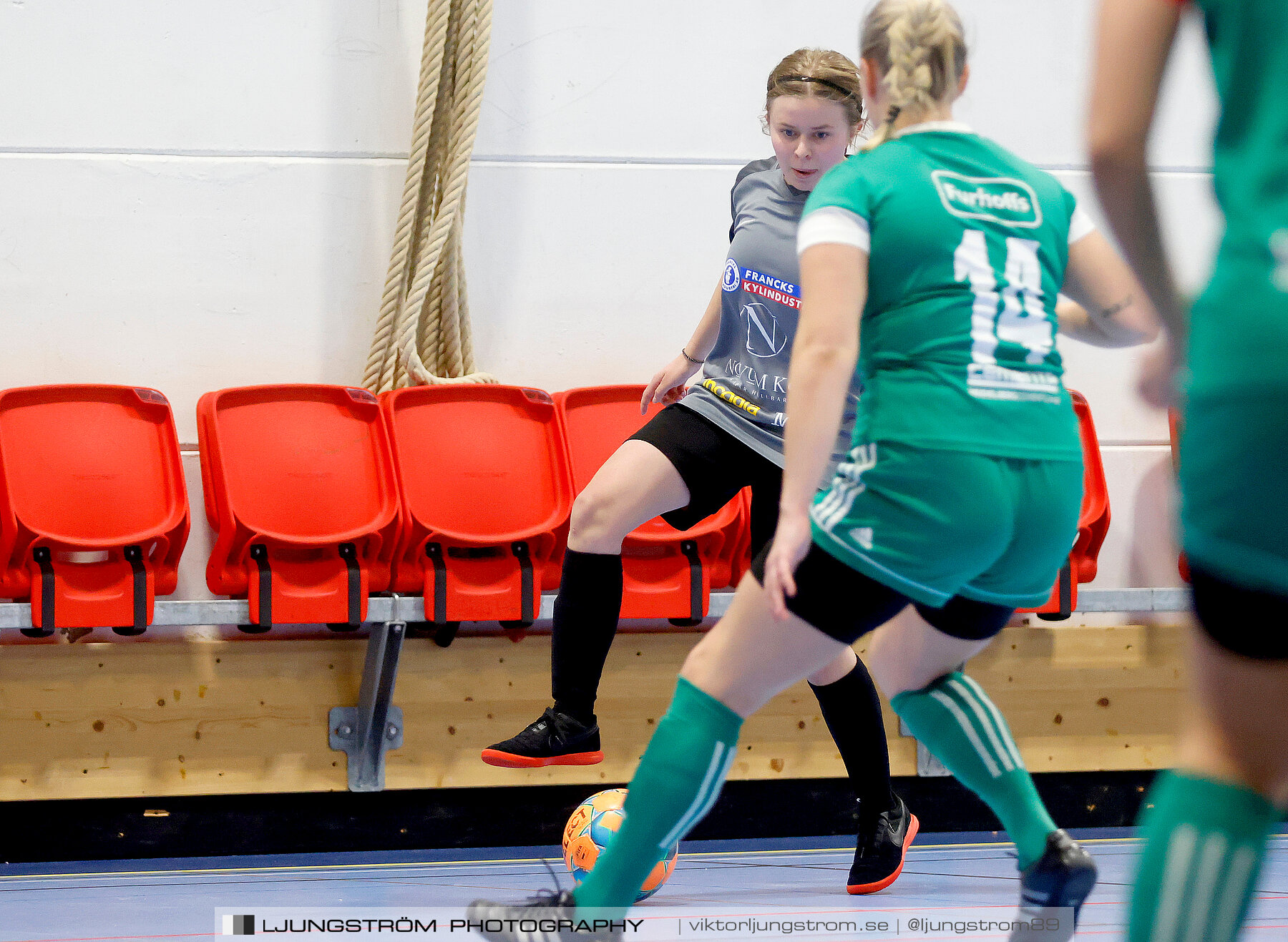 Dina-cupen 2023 FINAL Våmbs IF-Falköpings FC 1-2,dam,Idrottshallen,Töreboda,Sverige,Futsal,,2023,301180