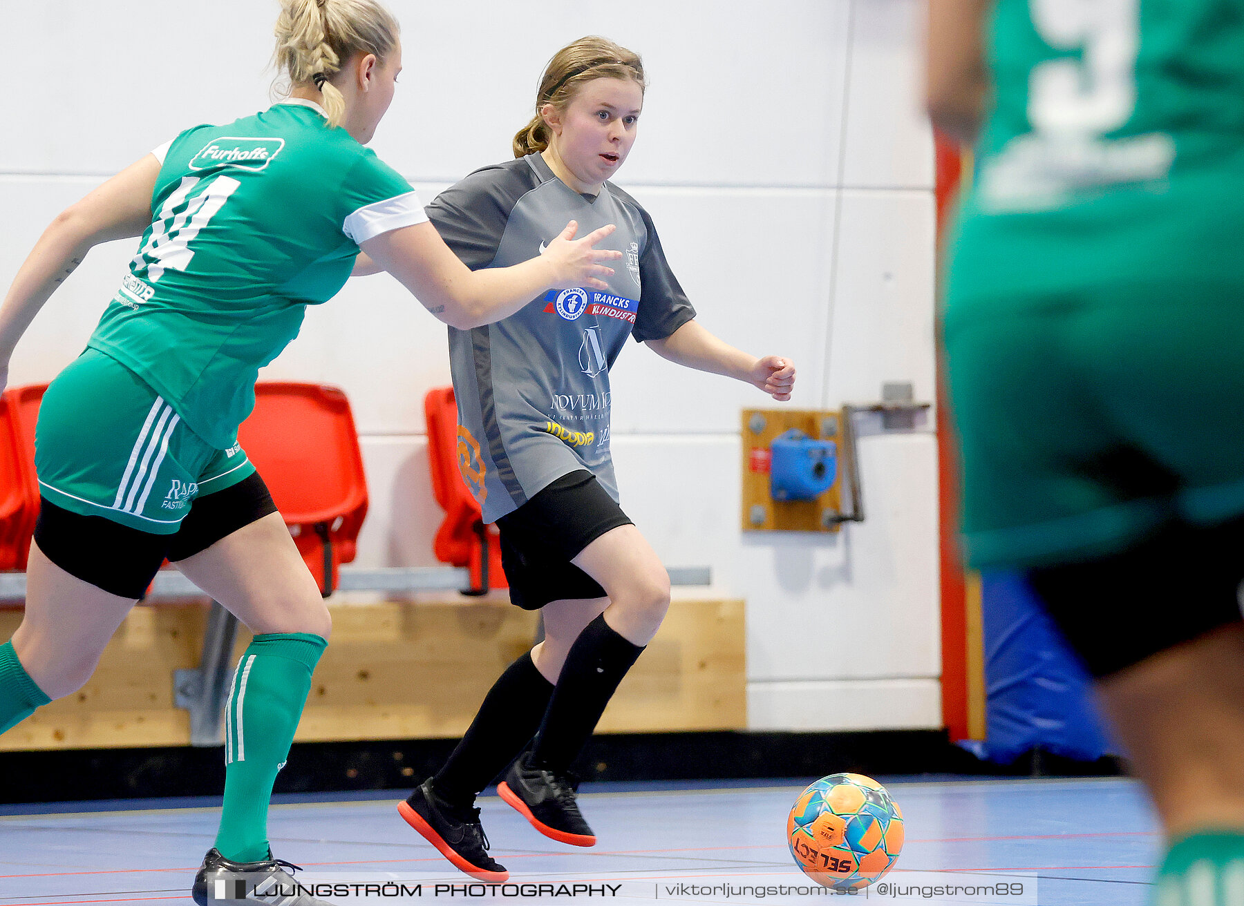 Dina-cupen 2023 FINAL Våmbs IF-Falköpings FC 1-2,dam,Idrottshallen,Töreboda,Sverige,Futsal,,2023,301181