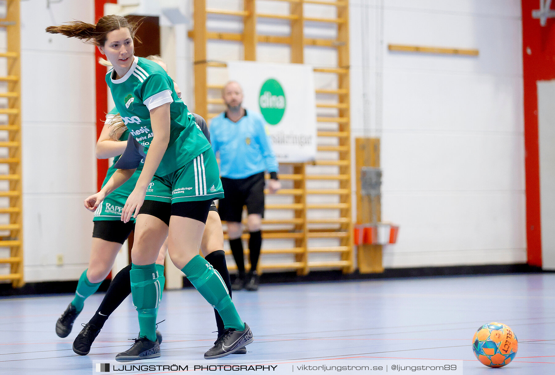 Dina-cupen 2023 FINAL Våmbs IF-Falköpings FC 1-2,dam,Idrottshallen,Töreboda,Sverige,Futsal,,2023,301182