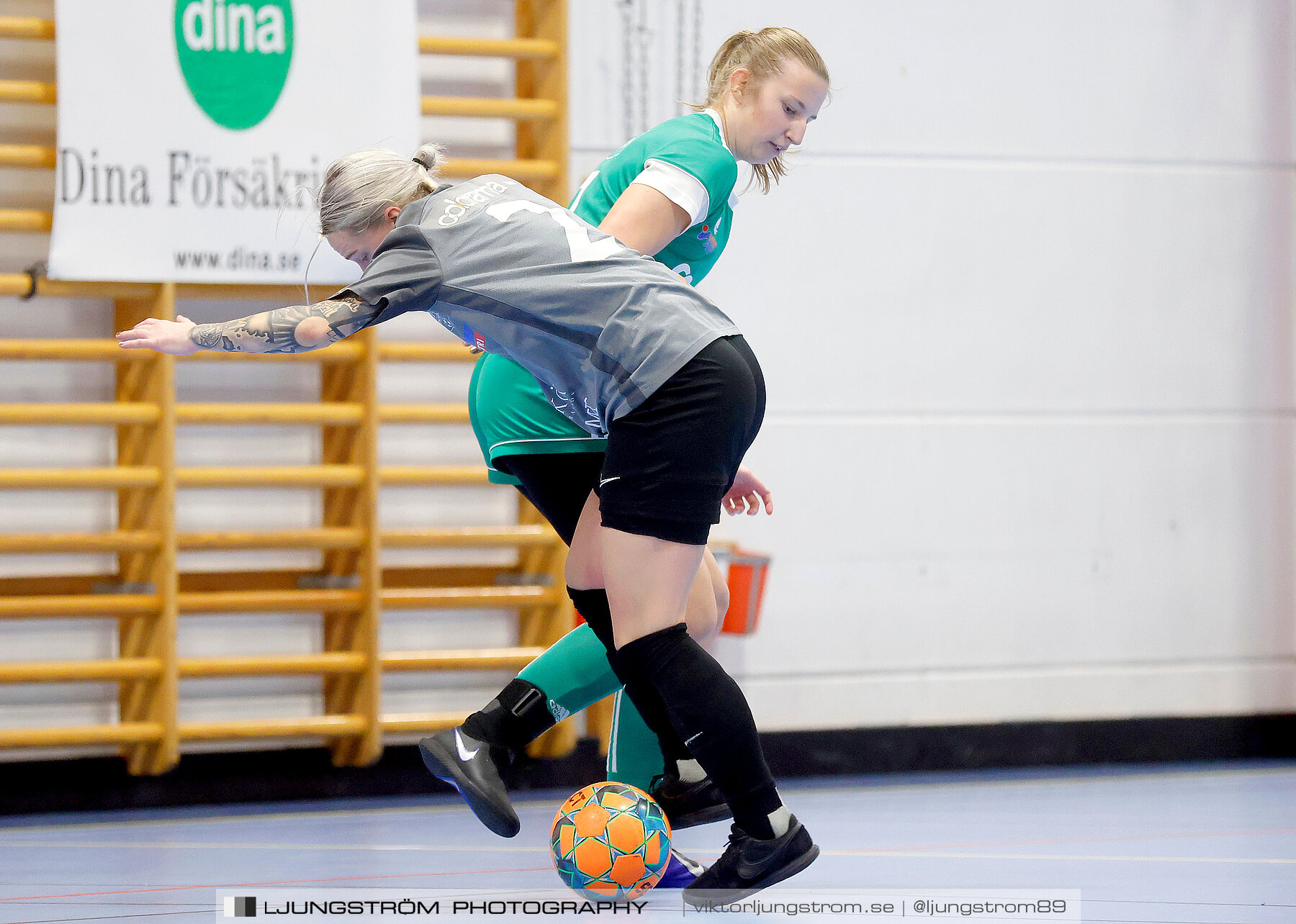 Dina-cupen 2023 FINAL Våmbs IF-Falköpings FC 1-2,dam,Idrottshallen,Töreboda,Sverige,Futsal,,2023,301186