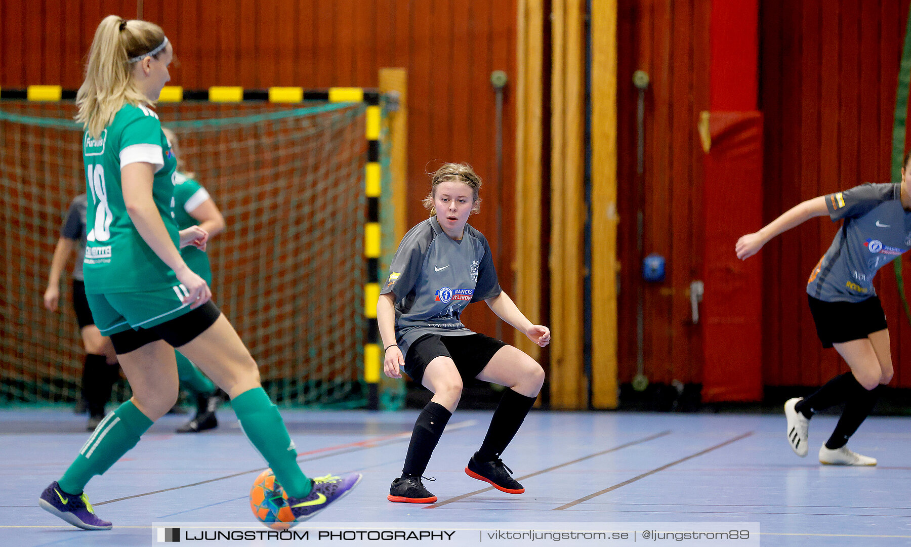 Dina-cupen 2023 FINAL Våmbs IF-Falköpings FC 1-2,dam,Idrottshallen,Töreboda,Sverige,Futsal,,2023,301191