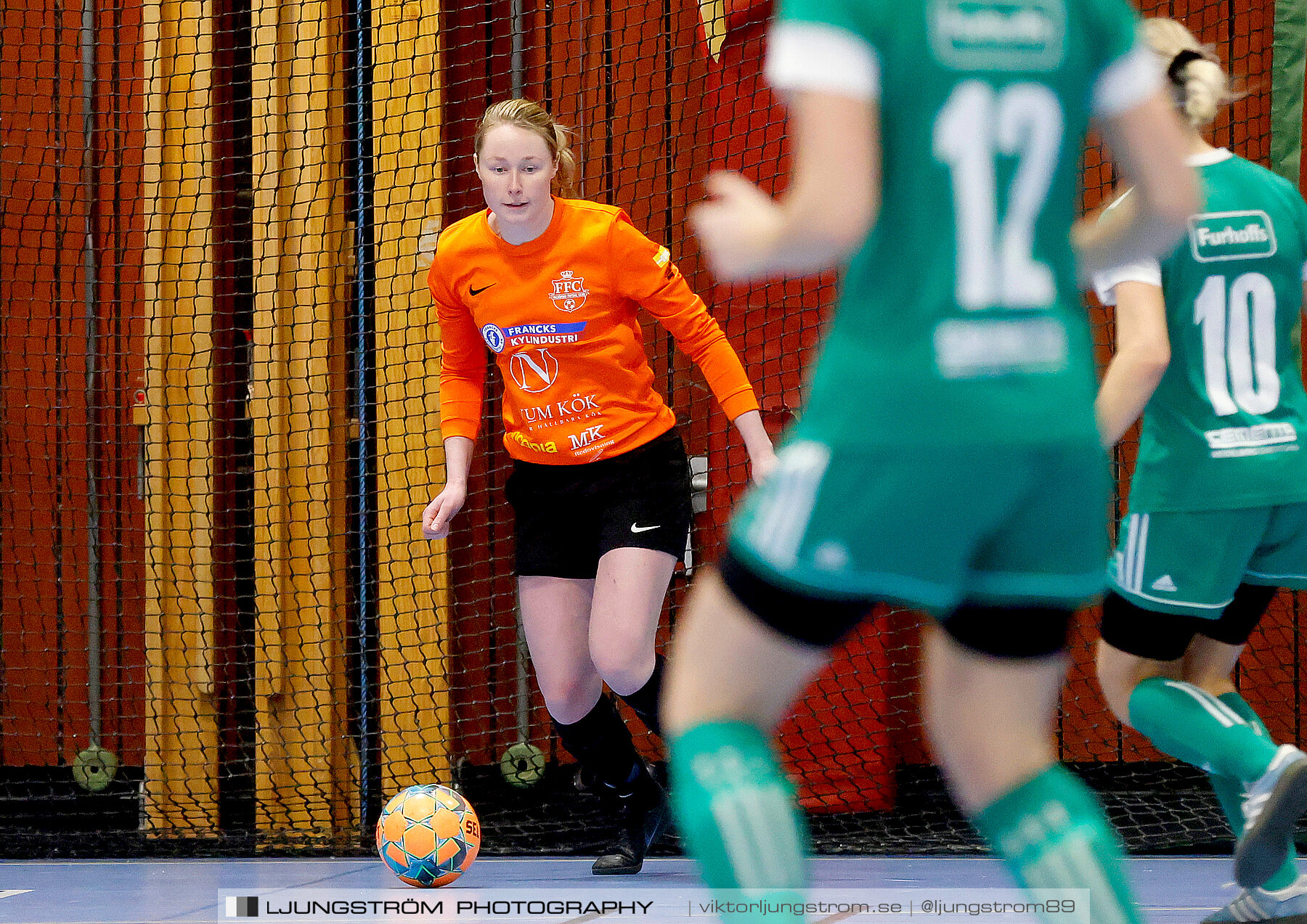 Dina-cupen 2023 FINAL Våmbs IF-Falköpings FC 1-2,dam,Idrottshallen,Töreboda,Sverige,Futsal,,2023,301208