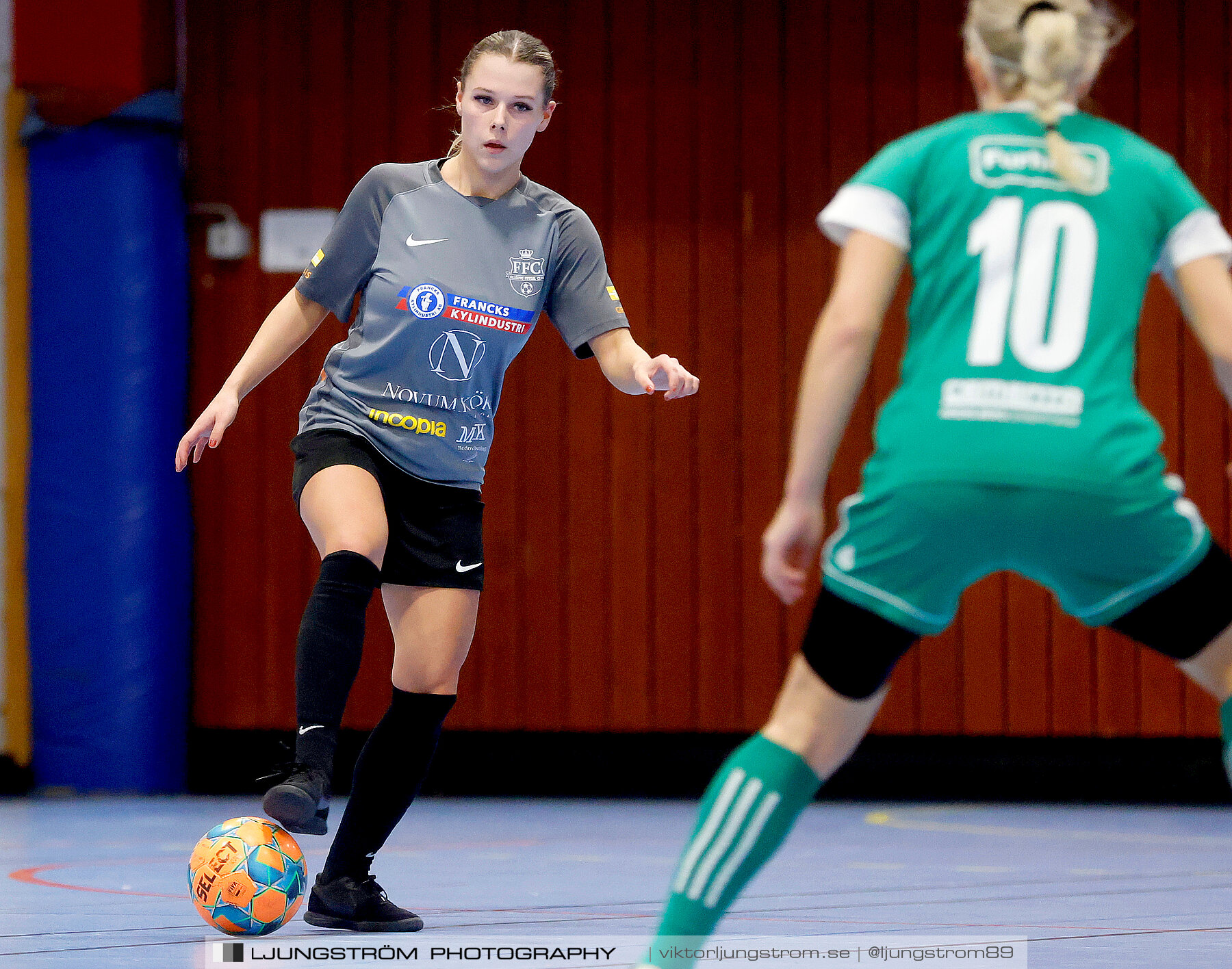 Dina-cupen 2023 FINAL Våmbs IF-Falköpings FC 1-2,dam,Idrottshallen,Töreboda,Sverige,Futsal,,2023,301209