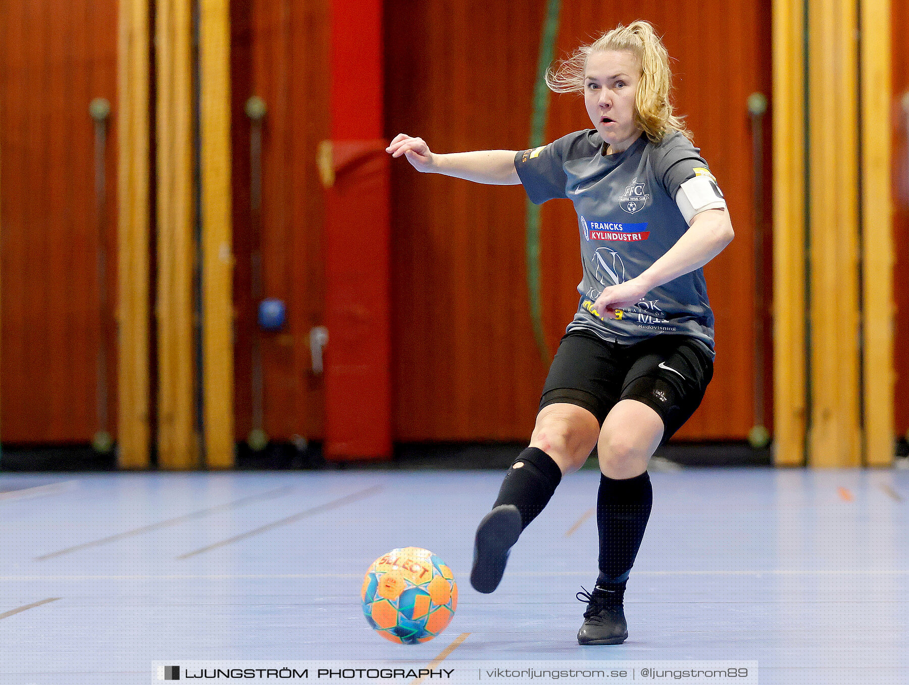 Dina-cupen 2023 FINAL Våmbs IF-Falköpings FC 1-2,dam,Idrottshallen,Töreboda,Sverige,Futsal,,2023,301210