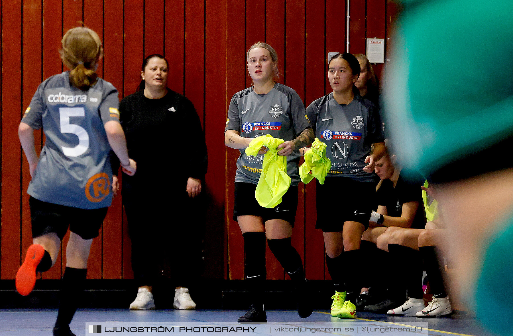 Dina-cupen 2023 FINAL Våmbs IF-Falköpings FC 1-2,dam,Idrottshallen,Töreboda,Sverige,Futsal,,2023,301212