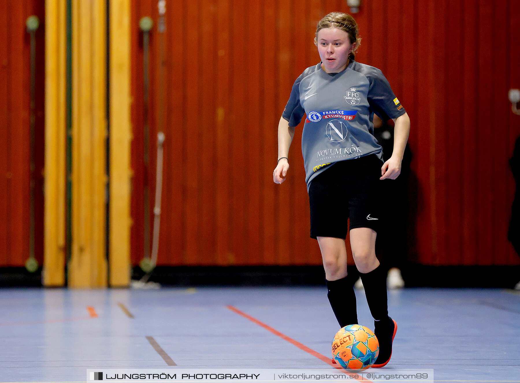 Dina-cupen 2023 FINAL Våmbs IF-Falköpings FC 1-2,dam,Idrottshallen,Töreboda,Sverige,Futsal,,2023,301219