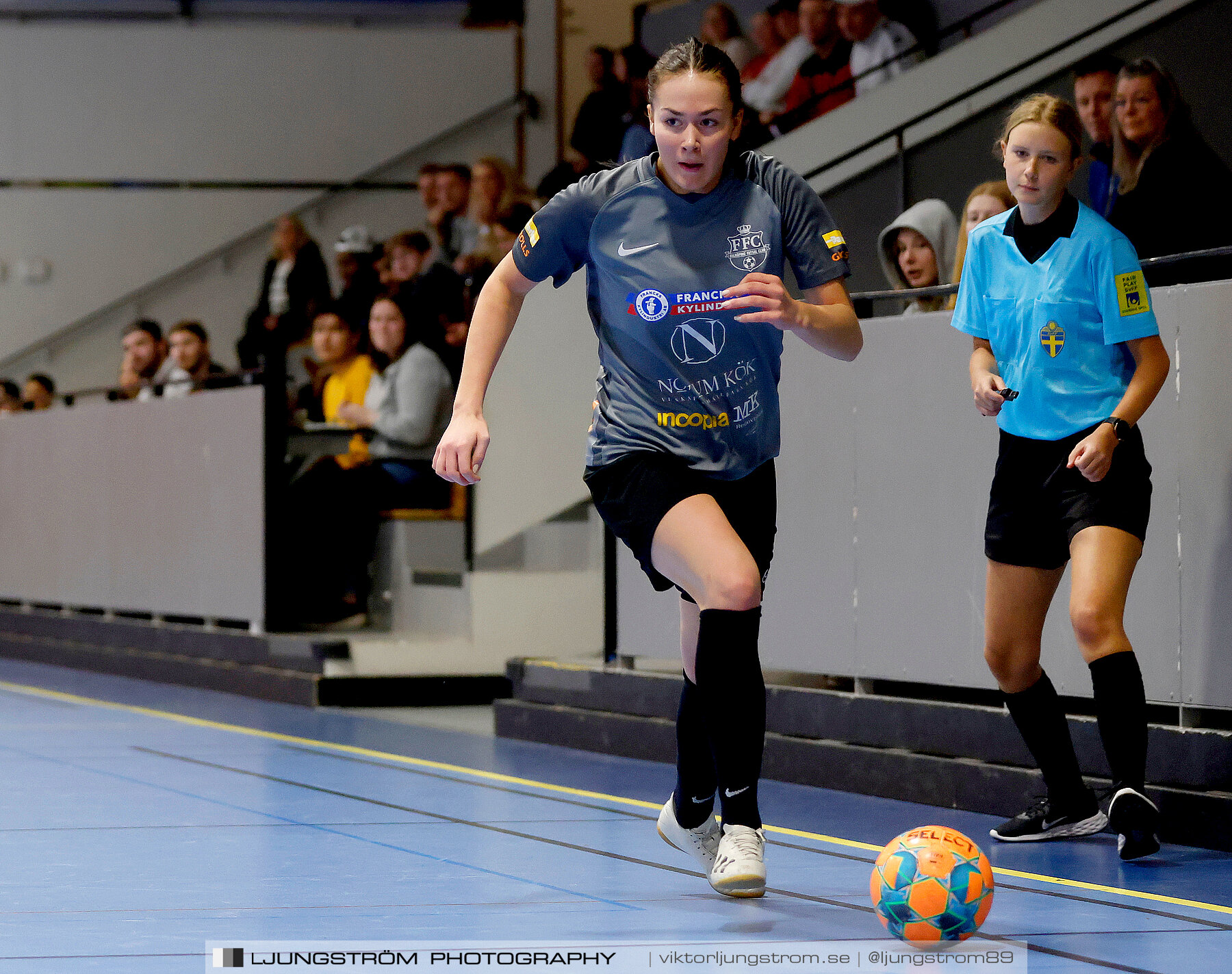 Dina-cupen 2023 FINAL Våmbs IF-Falköpings FC 1-2,dam,Idrottshallen,Töreboda,Sverige,Futsal,,2023,301222