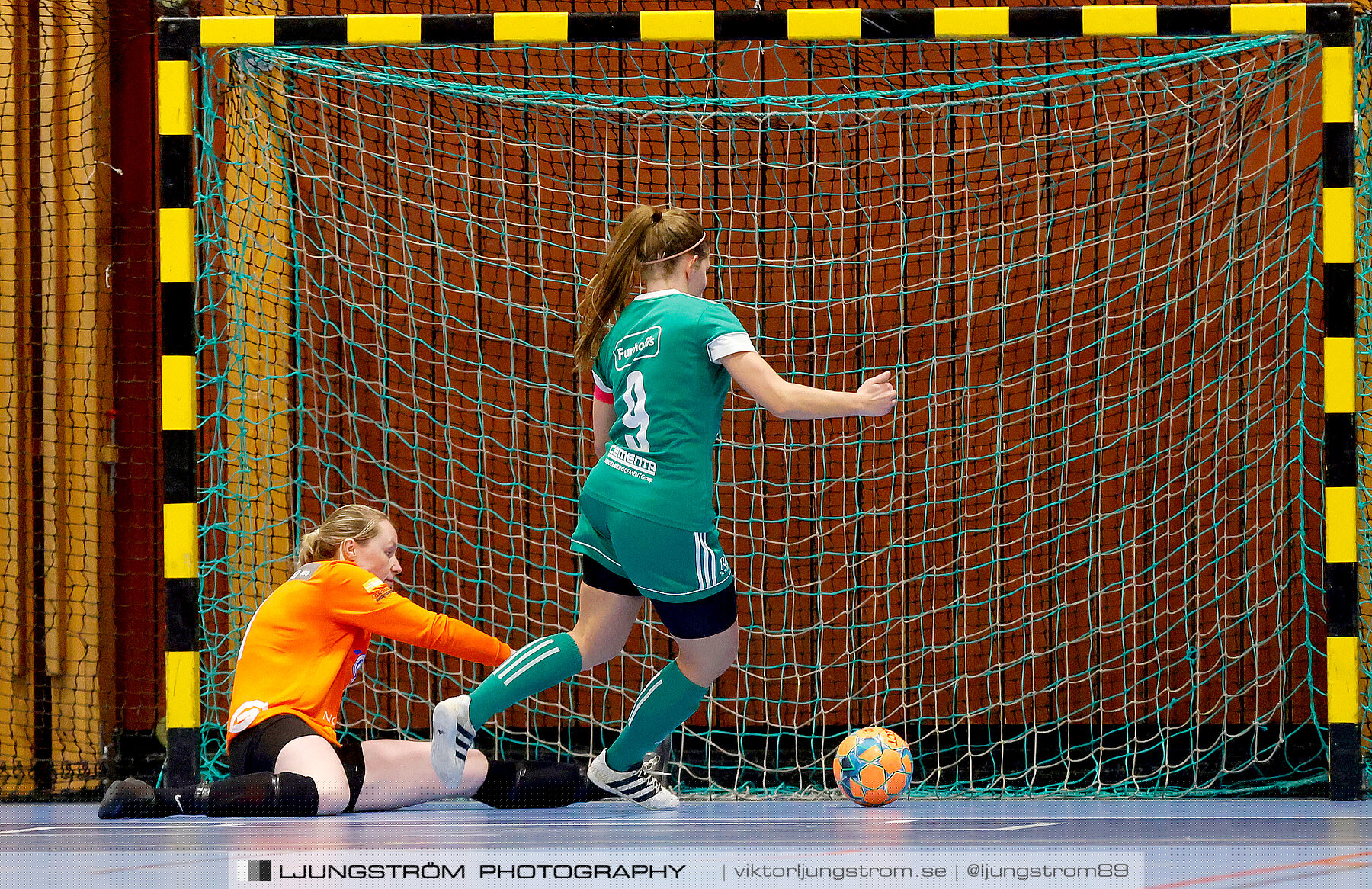 Dina-cupen 2023 FINAL Våmbs IF-Falköpings FC 1-2,dam,Idrottshallen,Töreboda,Sverige,Futsal,,2023,301228