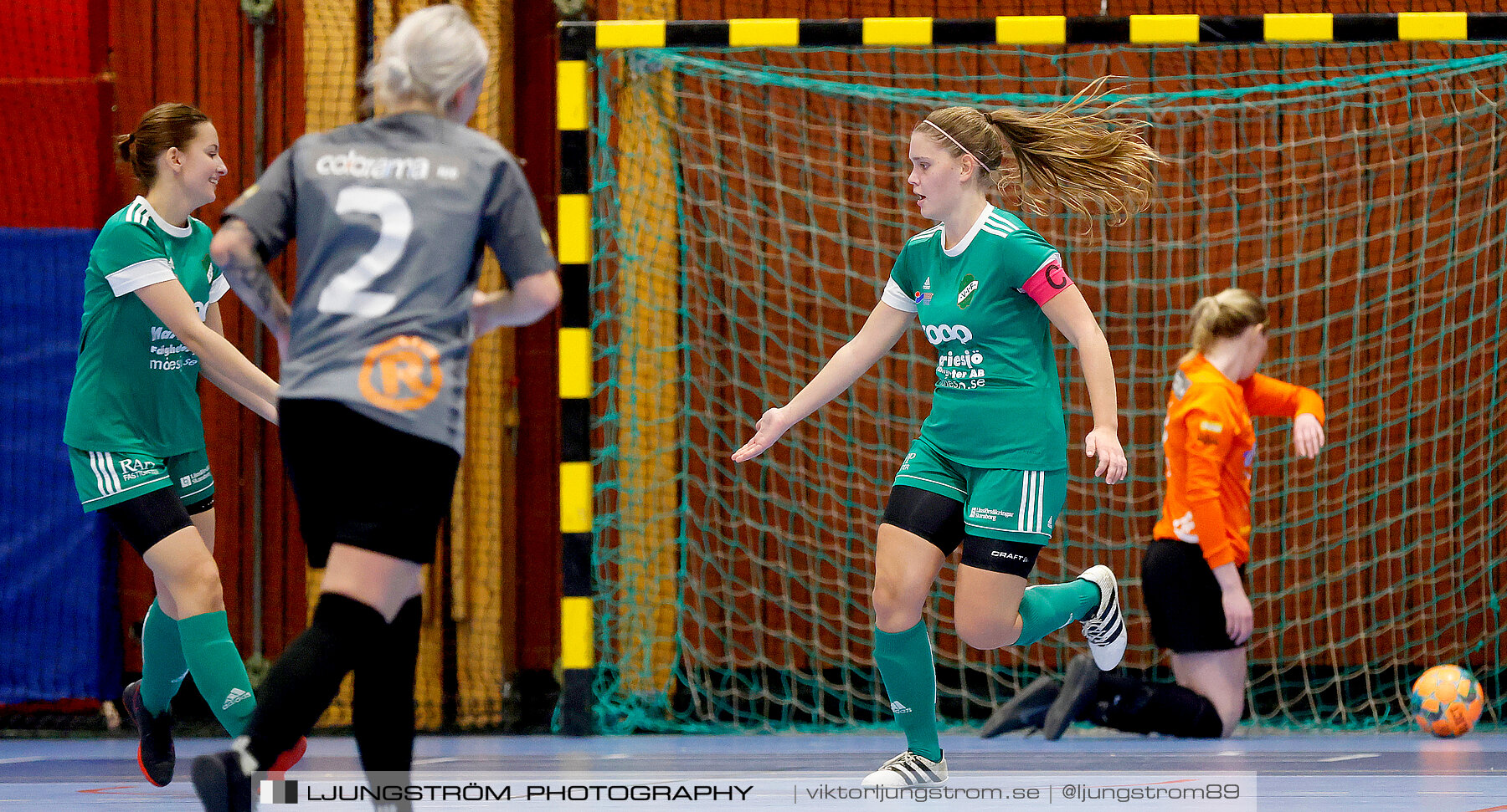 Dina-cupen 2023 FINAL Våmbs IF-Falköpings FC 1-2,dam,Idrottshallen,Töreboda,Sverige,Futsal,,2023,301232