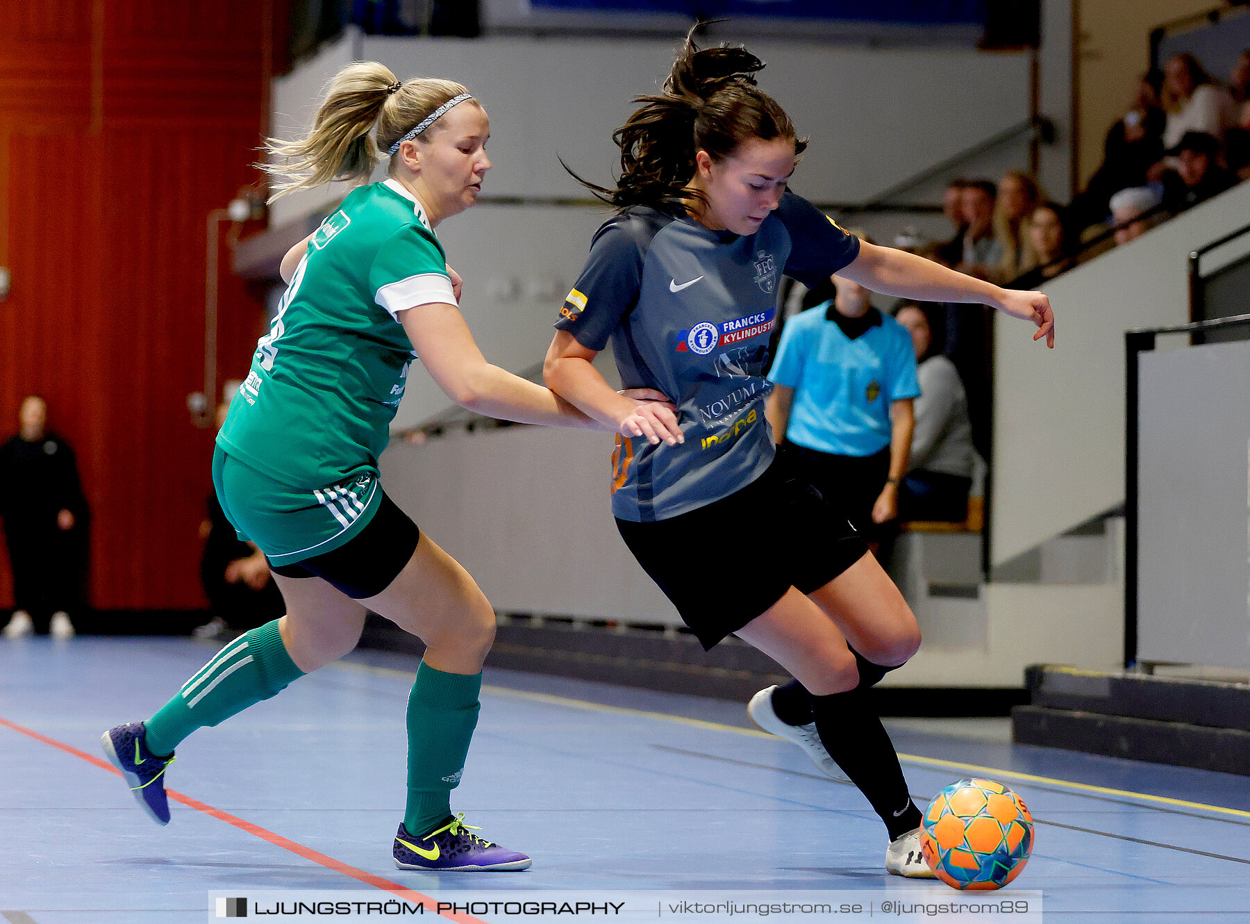 Dina-cupen 2023 FINAL Våmbs IF-Falköpings FC 1-2,dam,Idrottshallen,Töreboda,Sverige,Futsal,,2023,301236