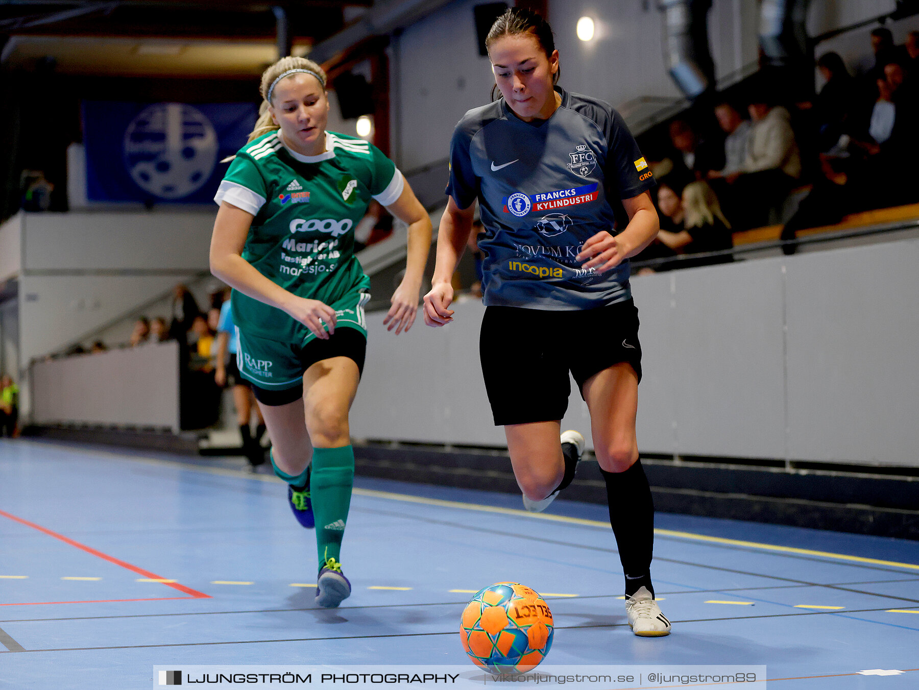 Dina-cupen 2023 FINAL Våmbs IF-Falköpings FC 1-2,dam,Idrottshallen,Töreboda,Sverige,Futsal,,2023,301238