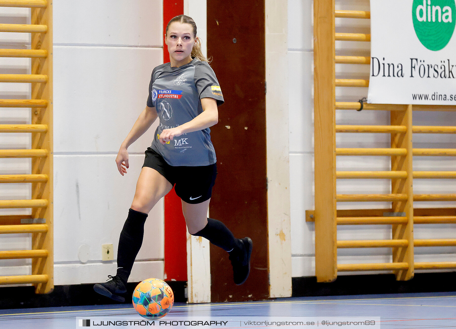 Dina-cupen 2023 FINAL Våmbs IF-Falköpings FC 1-2,dam,Idrottshallen,Töreboda,Sverige,Futsal,,2023,301242