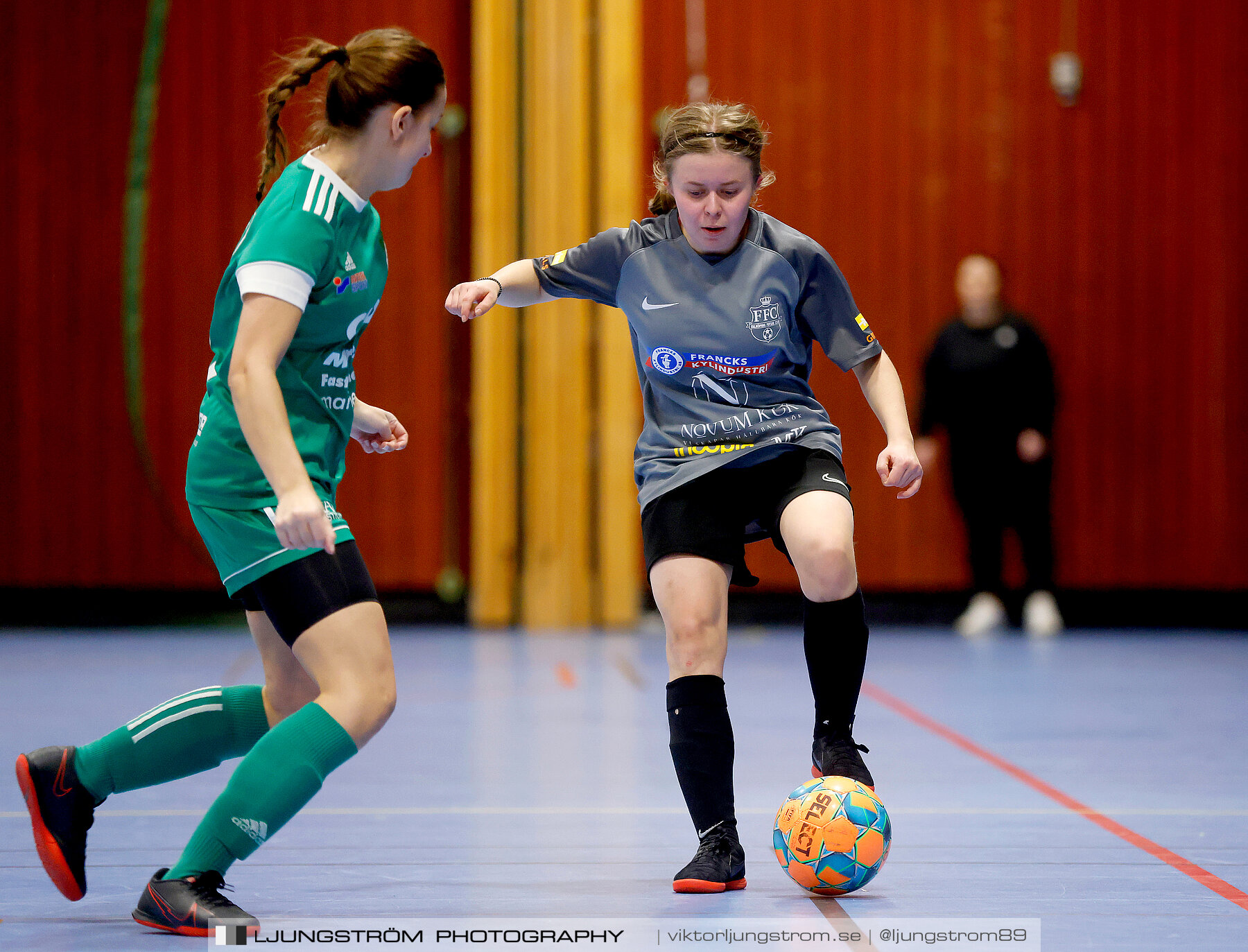 Dina-cupen 2023 FINAL Våmbs IF-Falköpings FC 1-2,dam,Idrottshallen,Töreboda,Sverige,Futsal,,2023,301246