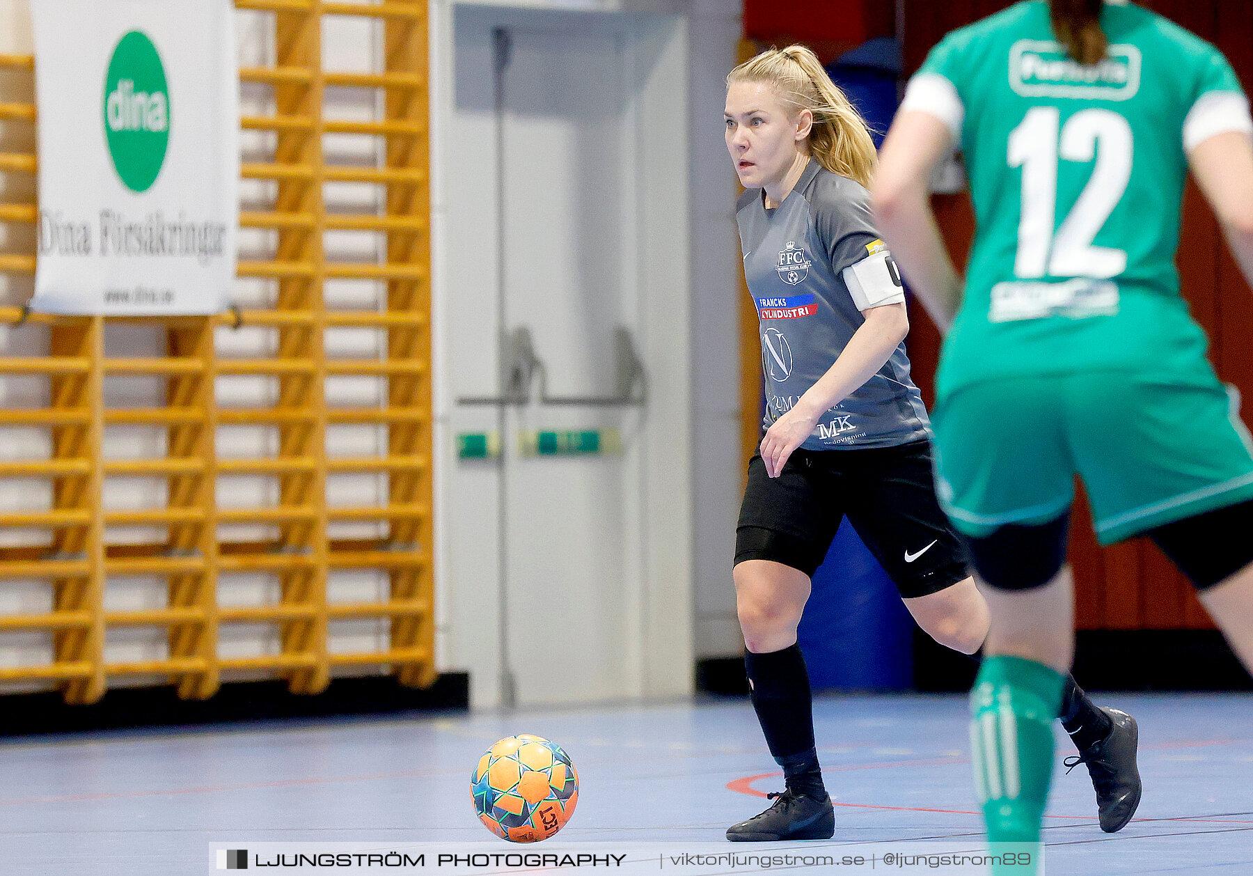 Dina-cupen 2023 FINAL Våmbs IF-Falköpings FC 1-2,dam,Idrottshallen,Töreboda,Sverige,Futsal,,2023,301247