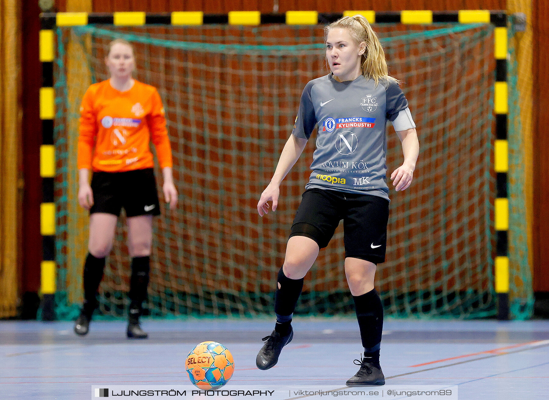 Dina-cupen 2023 FINAL Våmbs IF-Falköpings FC 1-2,dam,Idrottshallen,Töreboda,Sverige,Futsal,,2023,301250