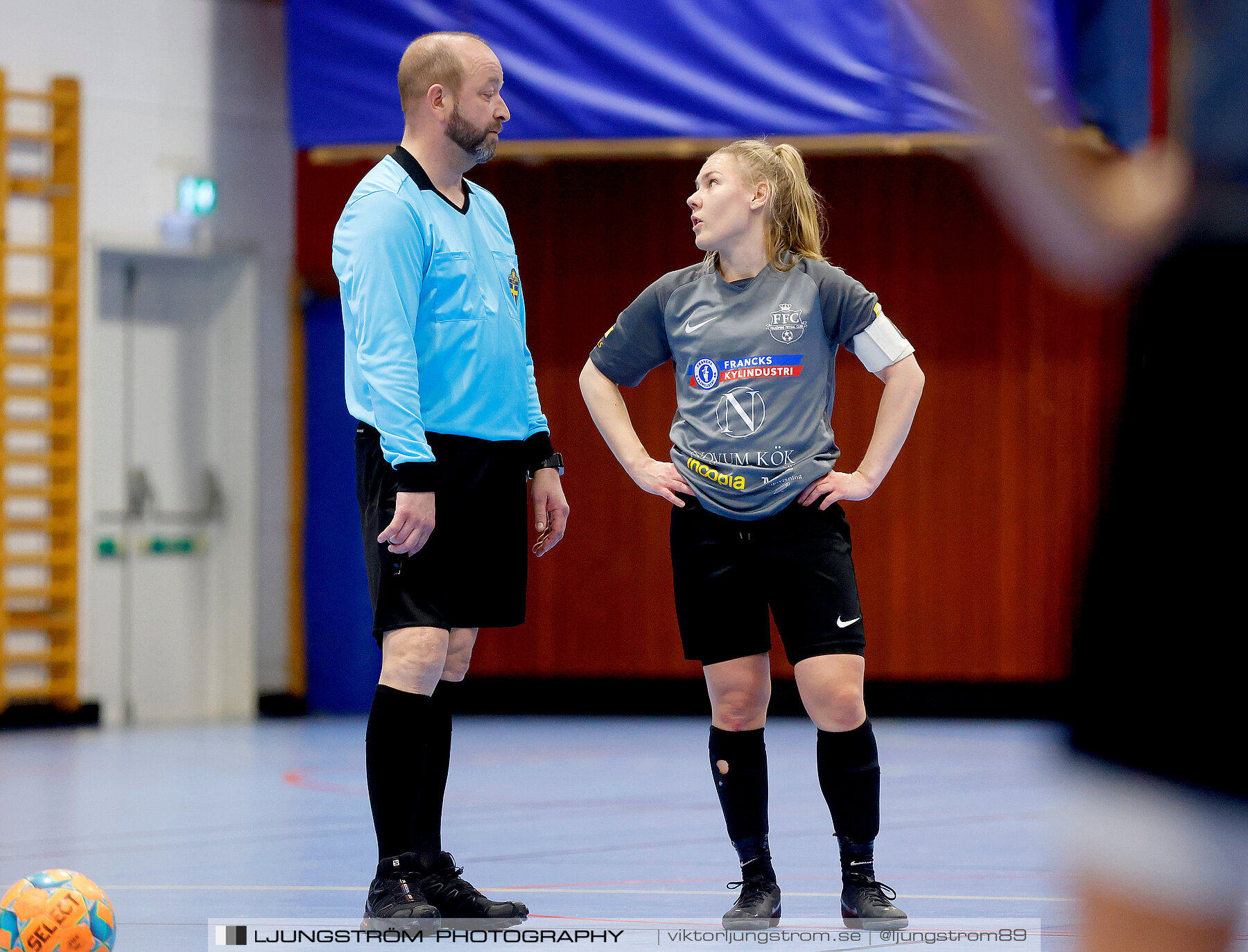 Dina-cupen 2023 FINAL Våmbs IF-Falköpings FC 1-2,dam,Idrottshallen,Töreboda,Sverige,Futsal,,2023,301252