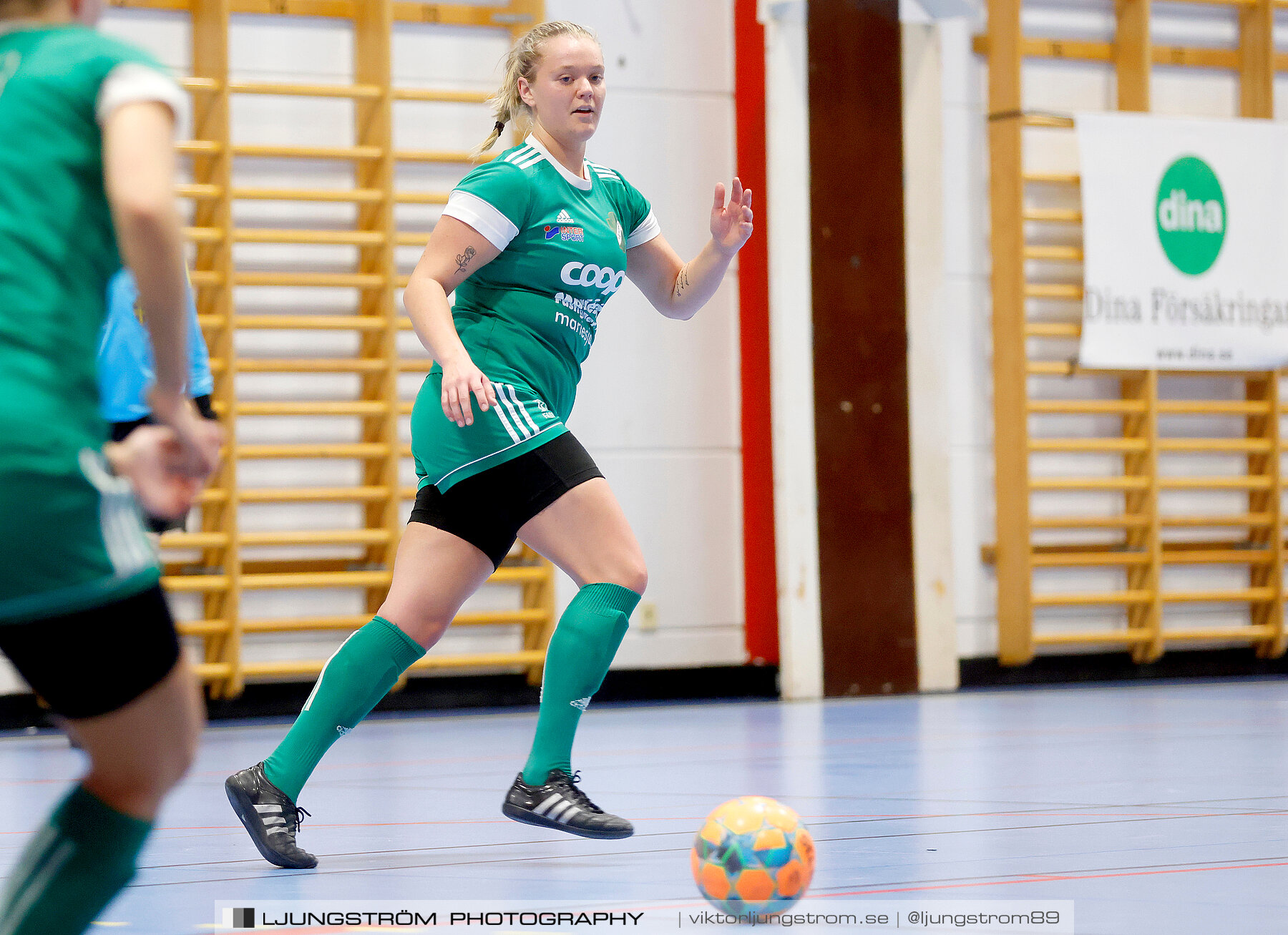 Dina-cupen 2023 FINAL Våmbs IF-Falköpings FC 1-2,dam,Idrottshallen,Töreboda,Sverige,Futsal,,2023,301254