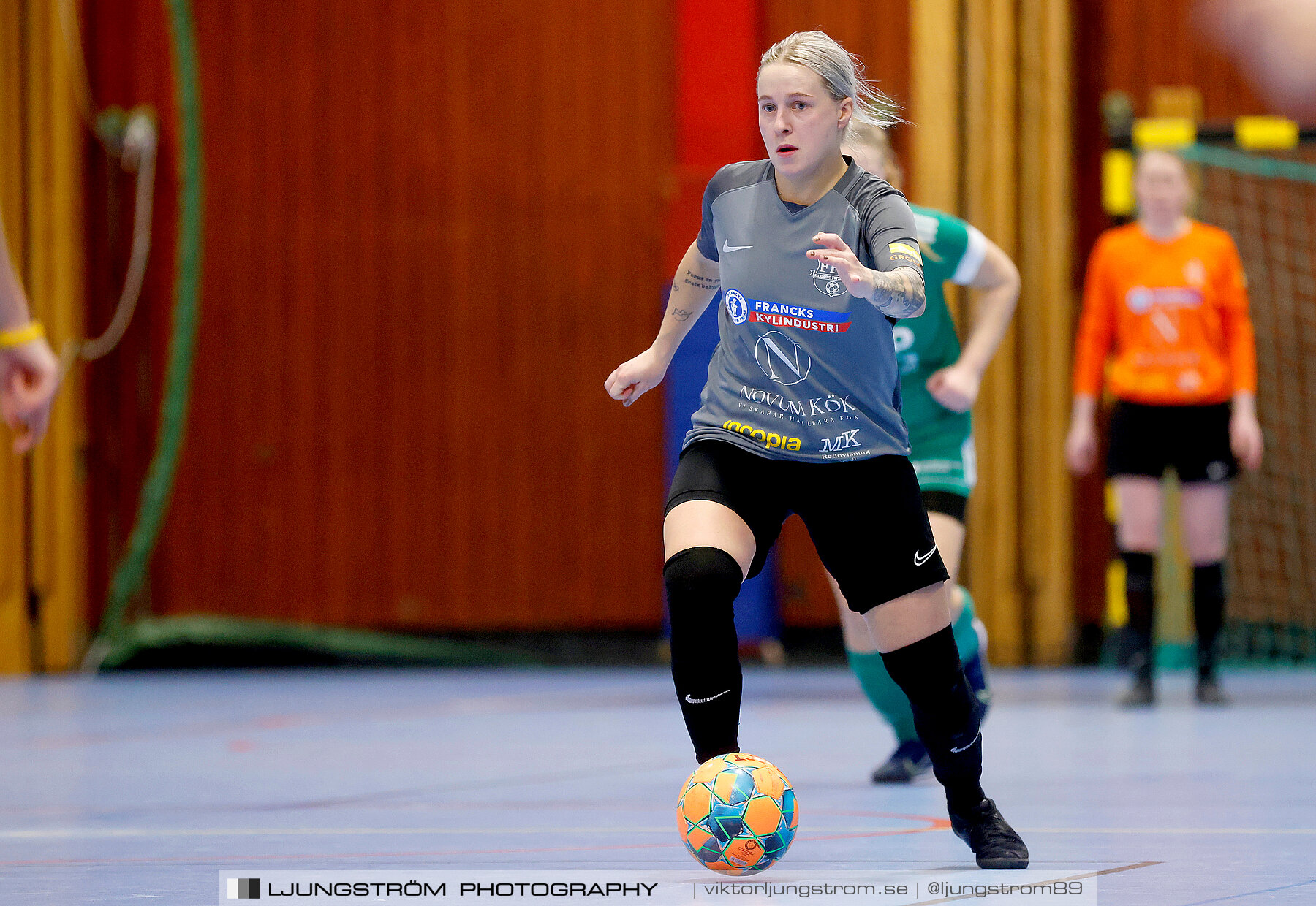 Dina-cupen 2023 FINAL Våmbs IF-Falköpings FC 1-2,dam,Idrottshallen,Töreboda,Sverige,Futsal,,2023,301258