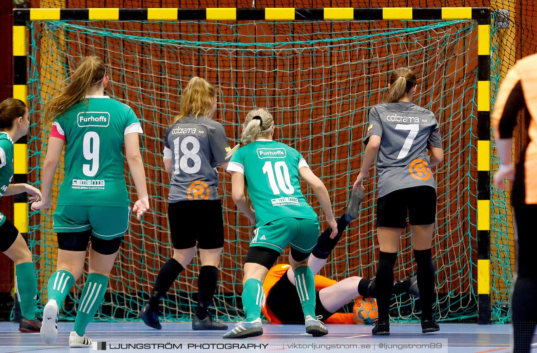 Dina-cupen 2023 FINAL Våmbs IF-Falköpings FC 1-2,dam,Idrottshallen,Töreboda,Sverige,Futsal,,2023,301262
