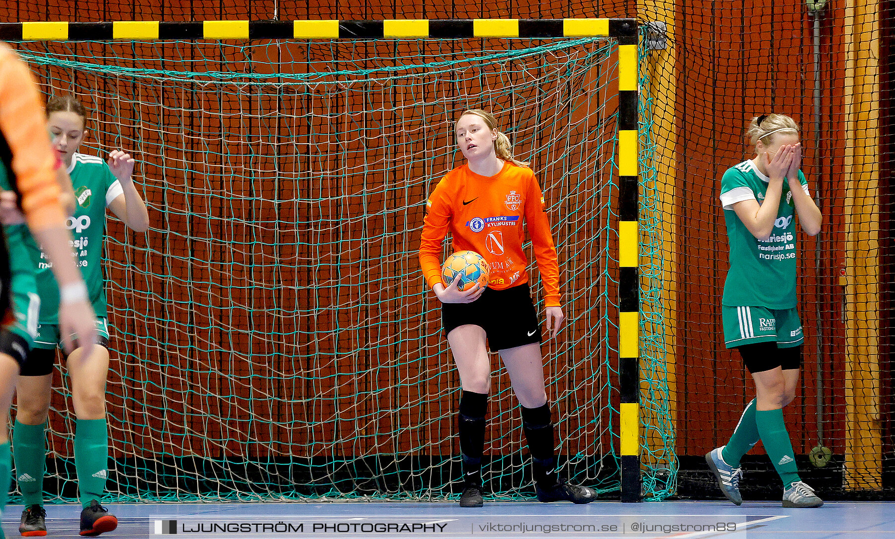 Dina-cupen 2023 FINAL Våmbs IF-Falköpings FC 1-2,dam,Idrottshallen,Töreboda,Sverige,Futsal,,2023,301263