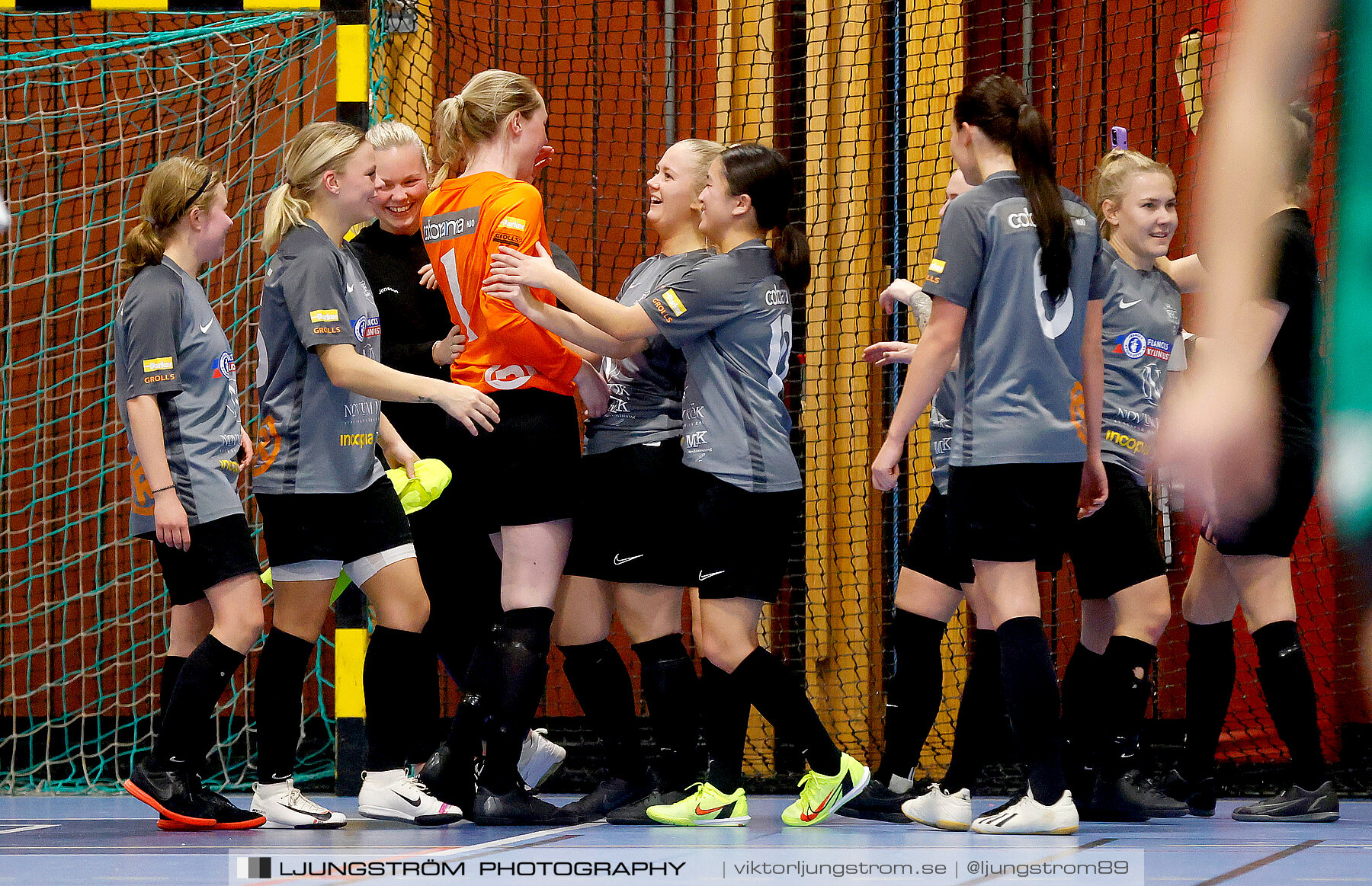 Dina-cupen 2023 FINAL Våmbs IF-Falköpings FC 1-2,dam,Idrottshallen,Töreboda,Sverige,Futsal,,2023,301268