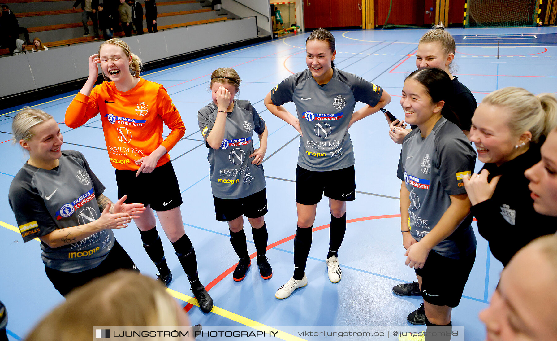 Dina-cupen 2023 FINAL Våmbs IF-Falköpings FC 1-2,dam,Idrottshallen,Töreboda,Sverige,Futsal,,2023,301275