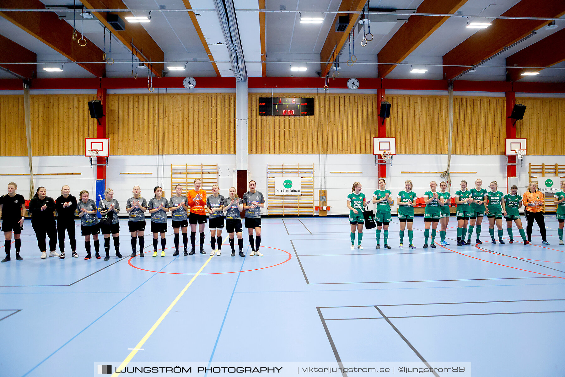 Dina-cupen 2023 FINAL Våmbs IF-Falköpings FC 1-2,dam,Idrottshallen,Töreboda,Sverige,Futsal,,2023,301288