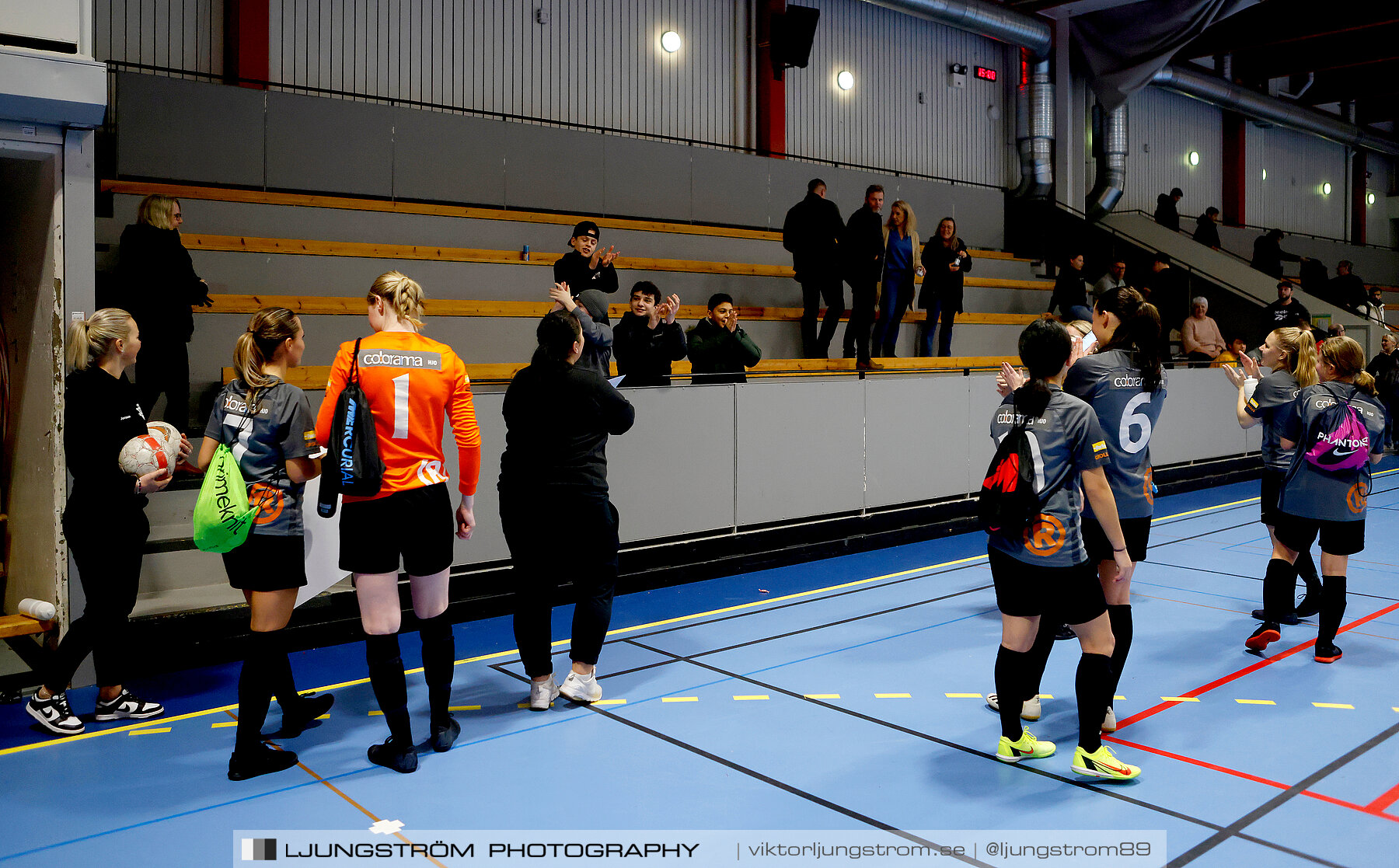 Dina-cupen 2023 FINAL Våmbs IF-Falköpings FC 1-2,dam,Idrottshallen,Töreboda,Sverige,Futsal,,2023,301299