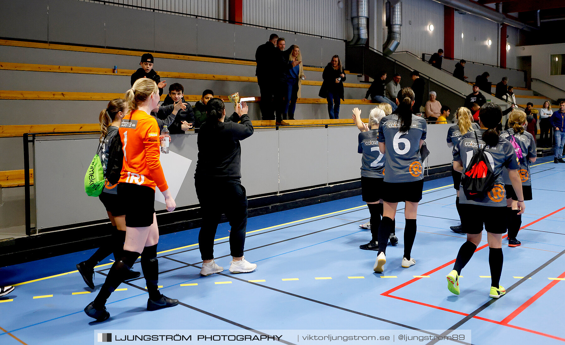 Dina-cupen 2023 FINAL Våmbs IF-Falköpings FC 1-2,dam,Idrottshallen,Töreboda,Sverige,Futsal,,2023,301300